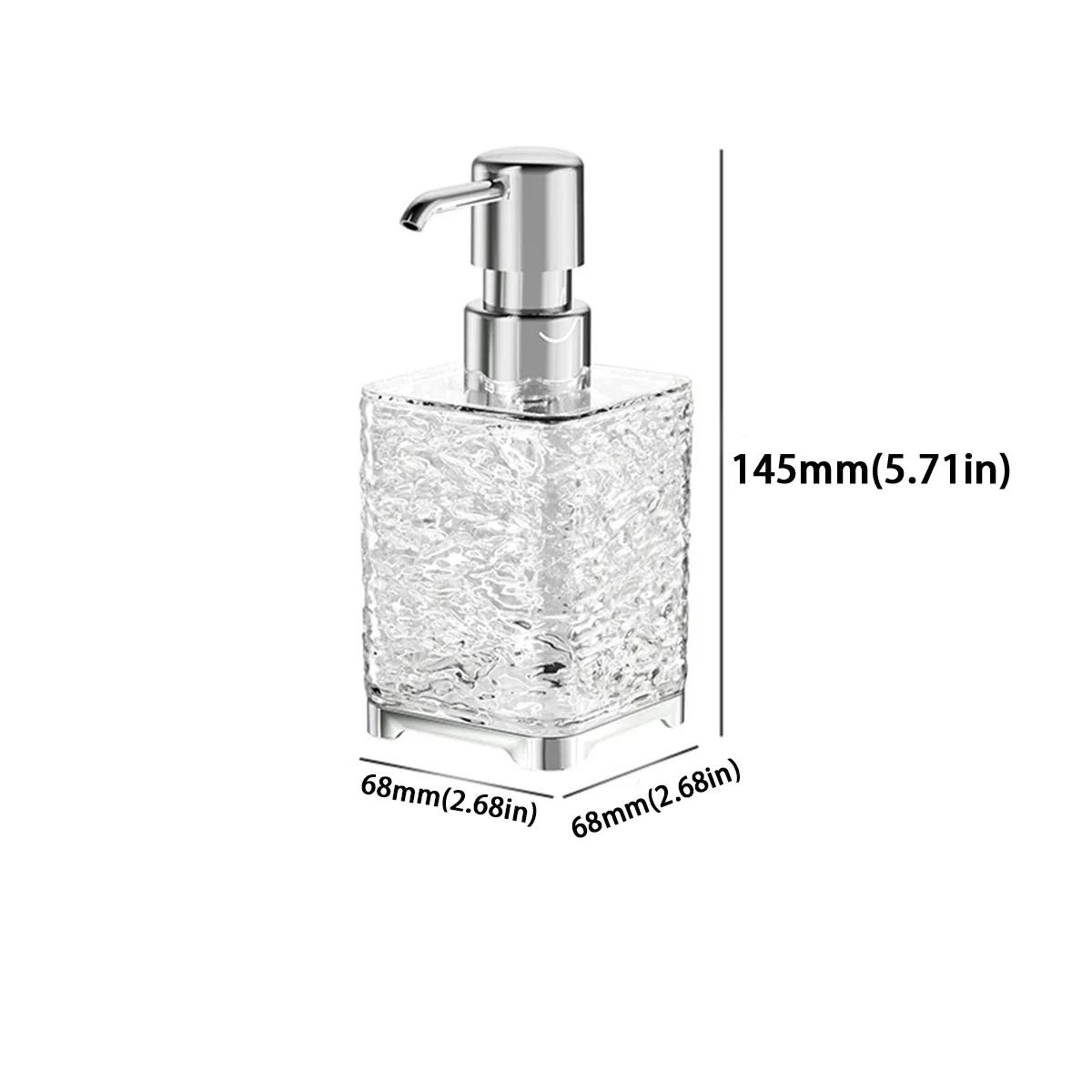 Luxurious ABS Soap Dispenser Refillable Press Liquid Dispenser For Kitchen And Bathroom 8