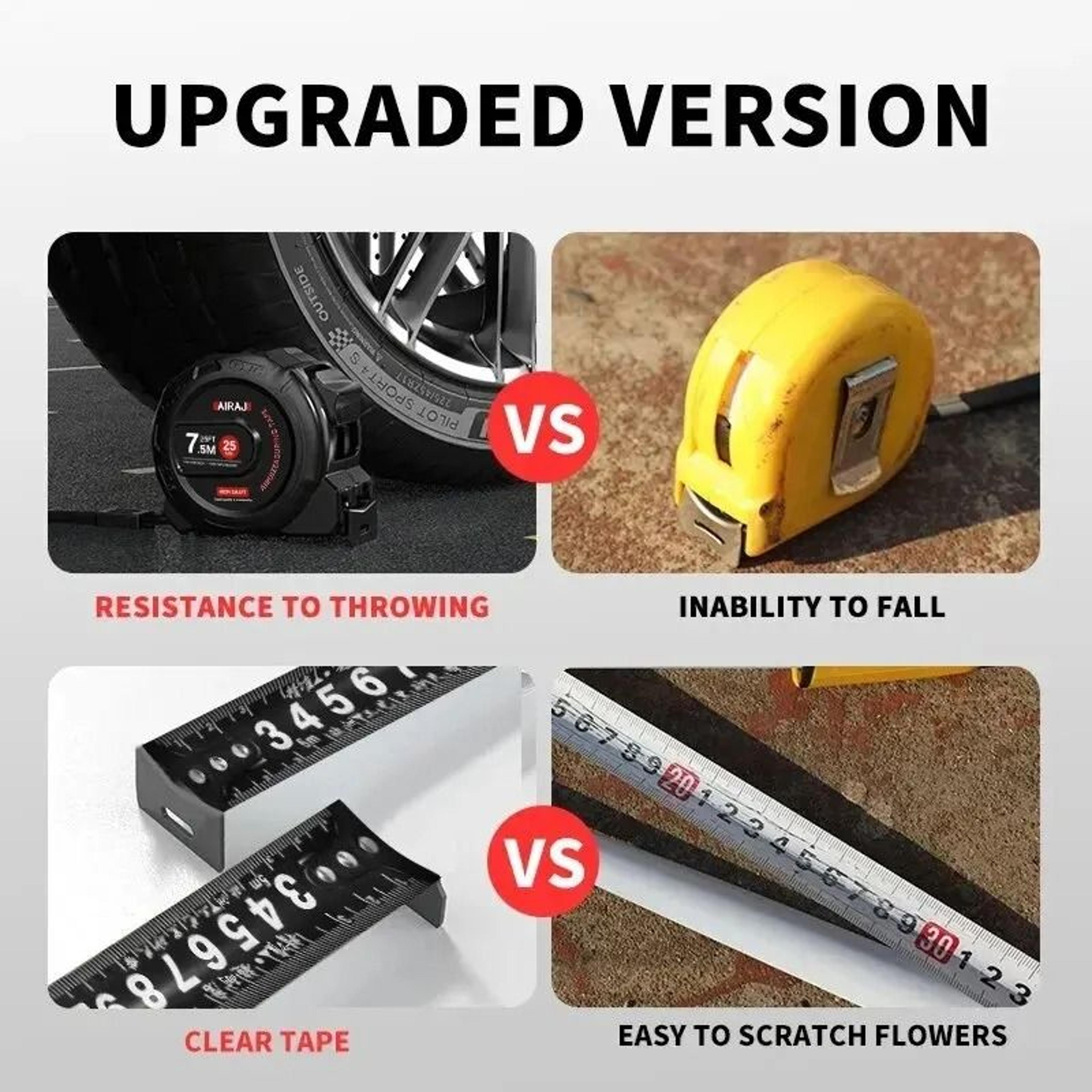 High Precision Measuring Tape 3m 5m 75m Waterproof Anti Corrosion Steel Tape Measure 4