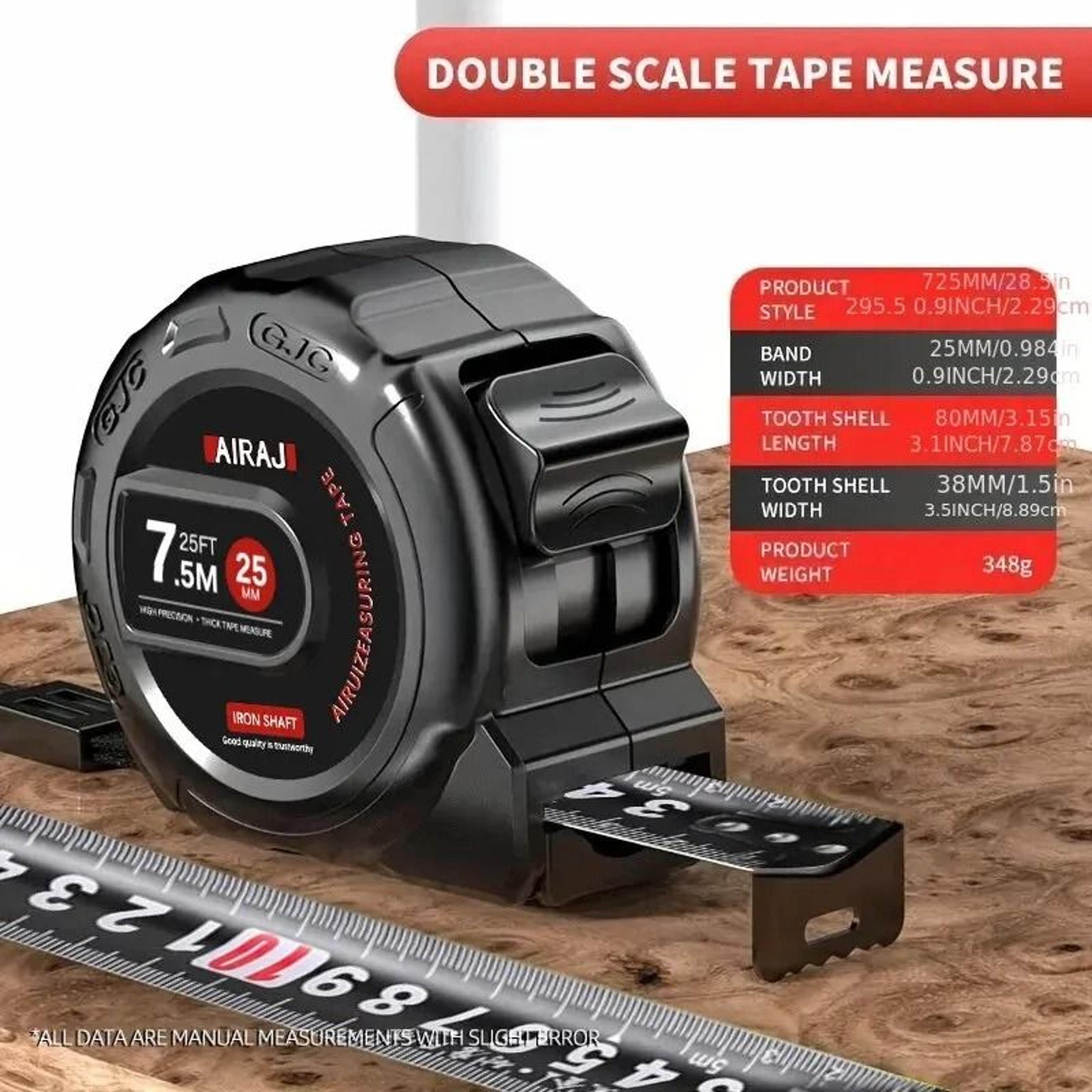 High Precision Measuring Tape 3m 5m 75m Waterproof Anti Corrosion Steel Tape Measure 8