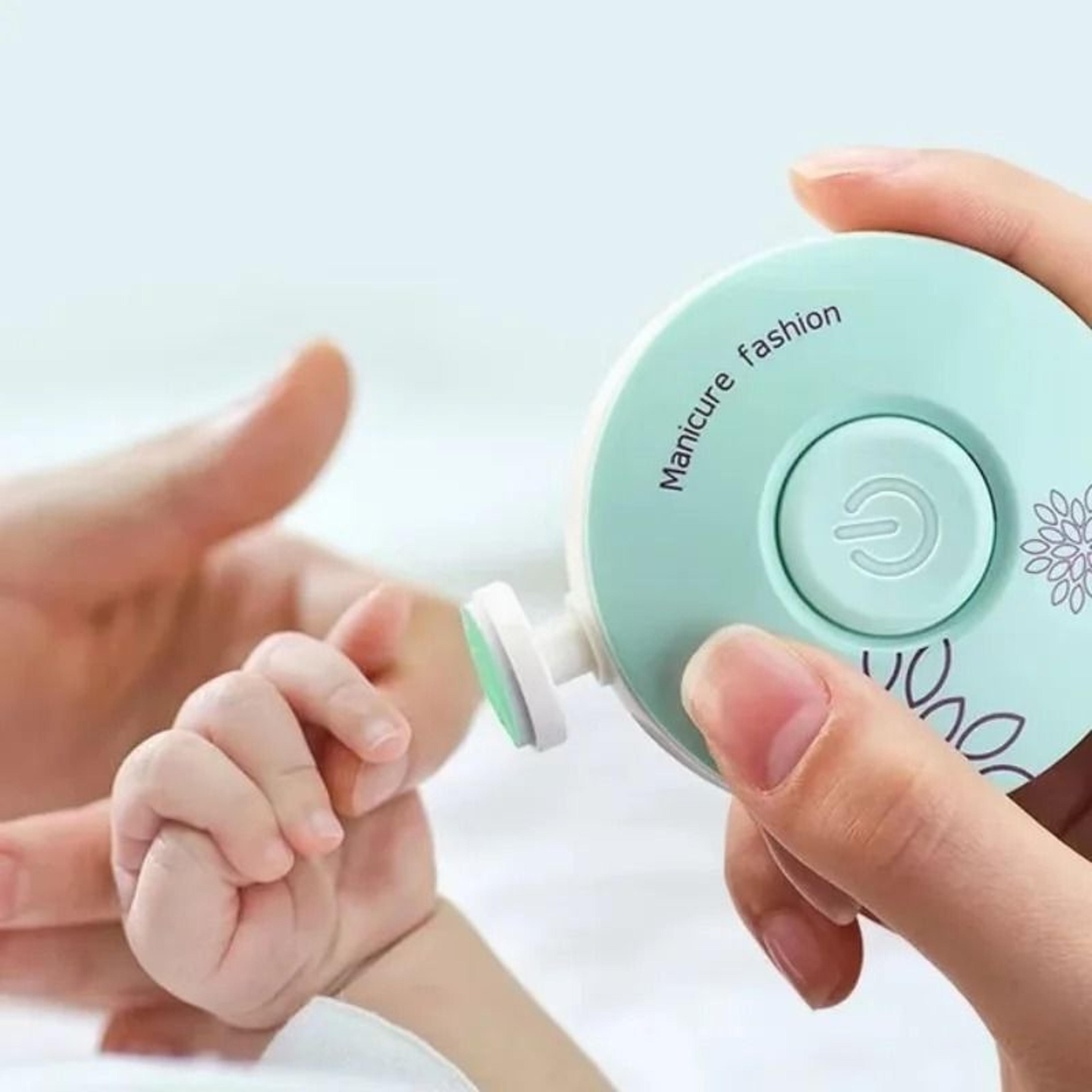 Electric Baby Nail Trimmer Kid Nail Polisher Infant Manicure Kit 0