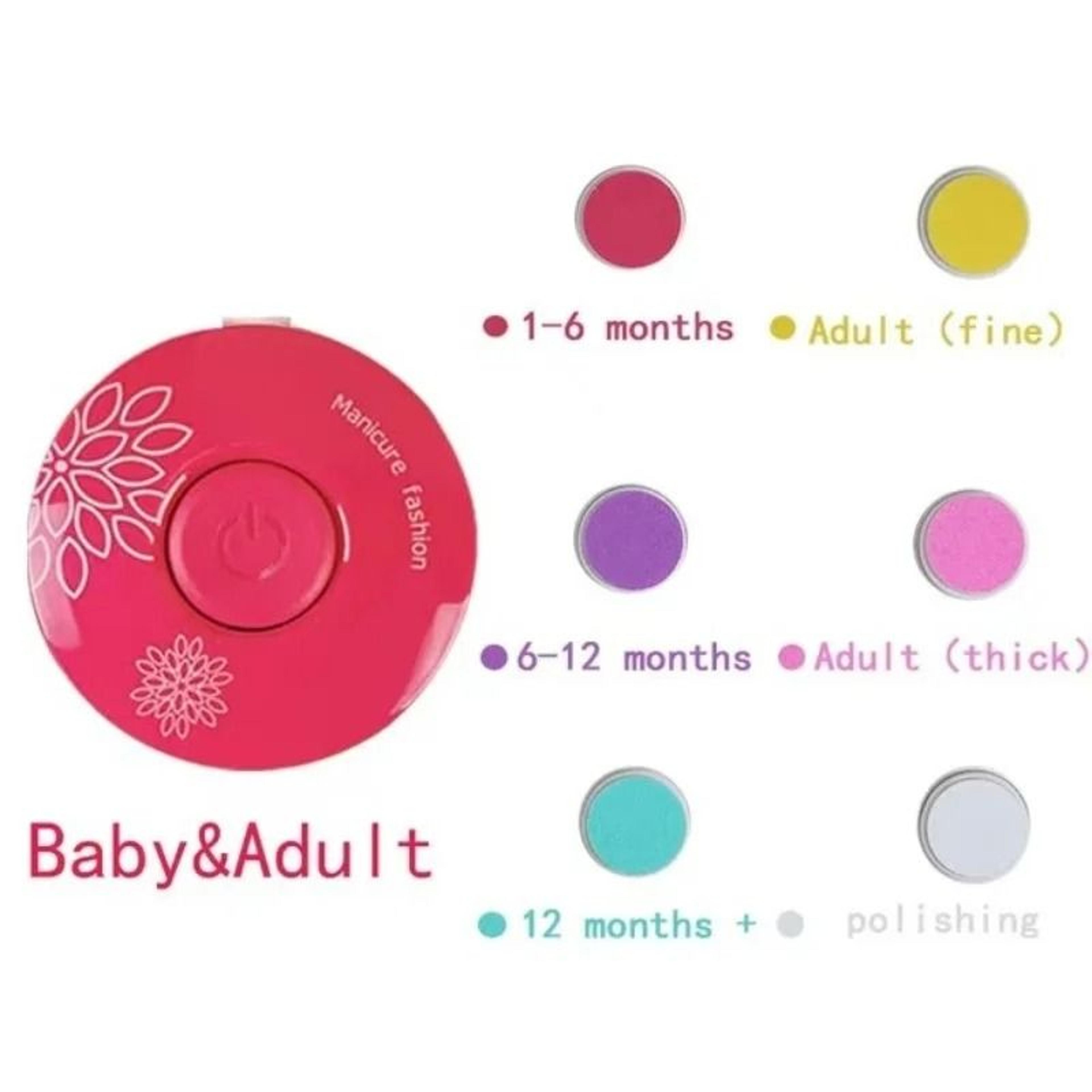 Electric Baby Nail Trimmer Kid Nail Polisher Infant Manicure Kit 1