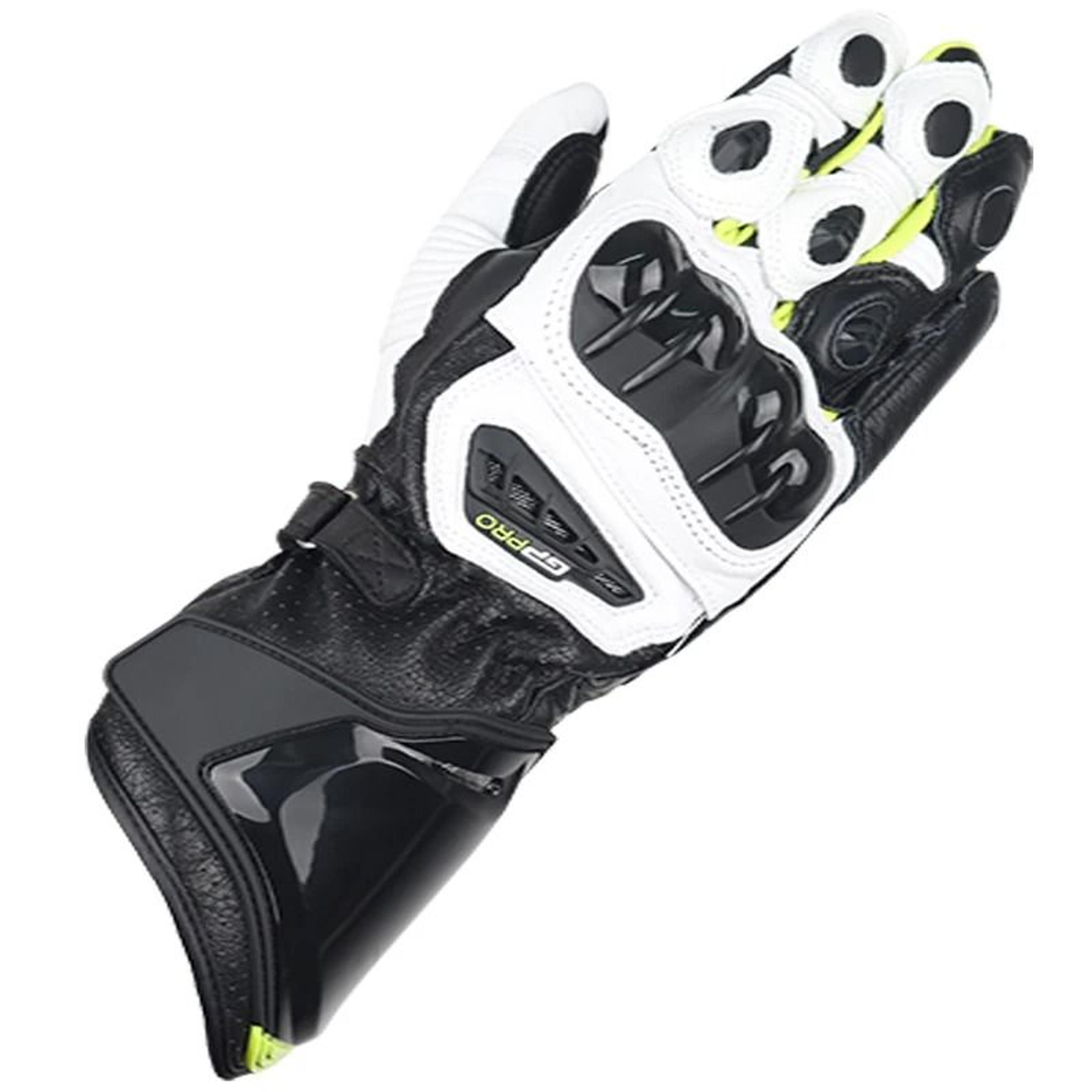Two X Gp Pro Motorcycle Leather Long Protection Motorbike Racing Touch Screen Gloves 0