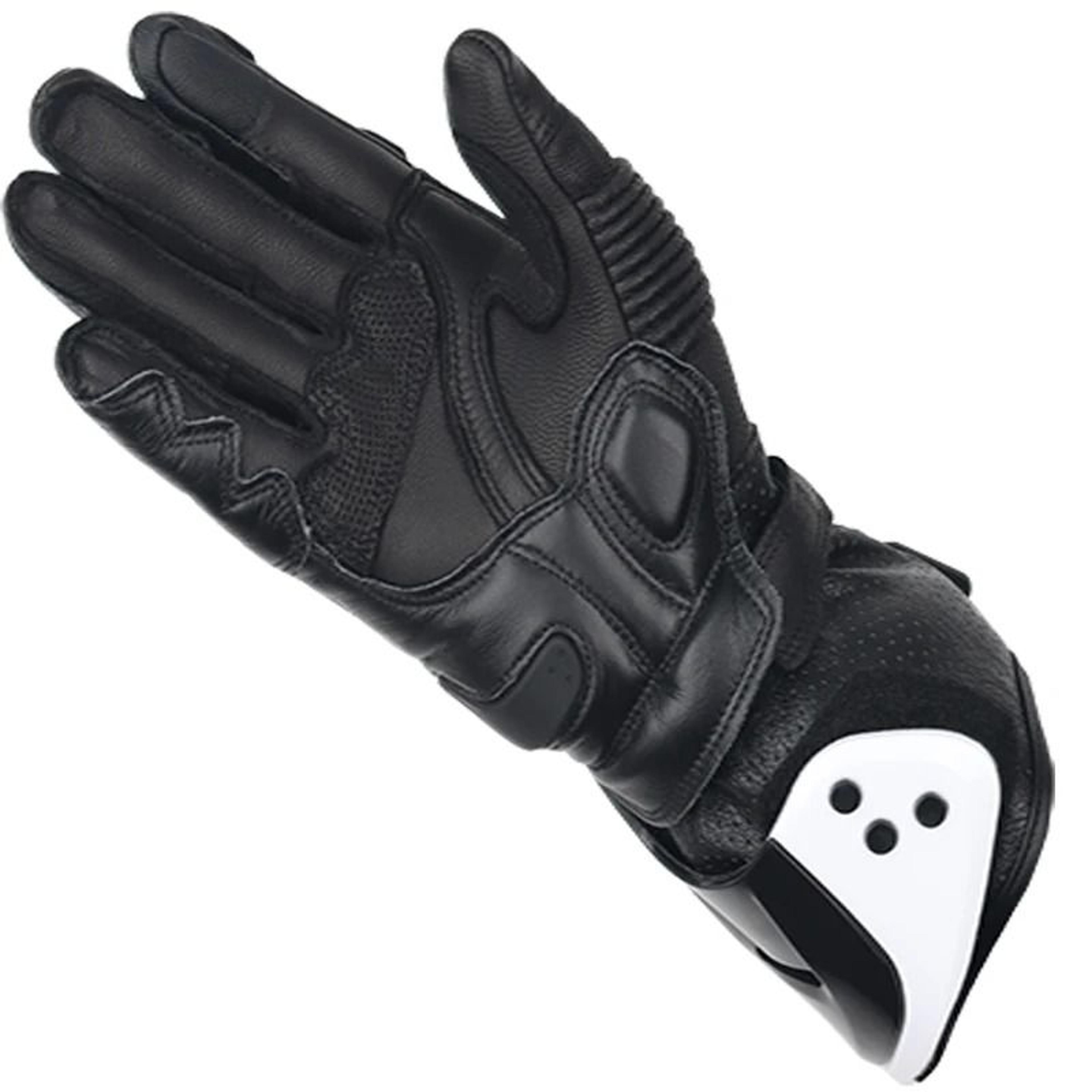 Two X Gp Pro Motorcycle Leather Long Protection Motorbike Racing Touch Screen Gloves 5