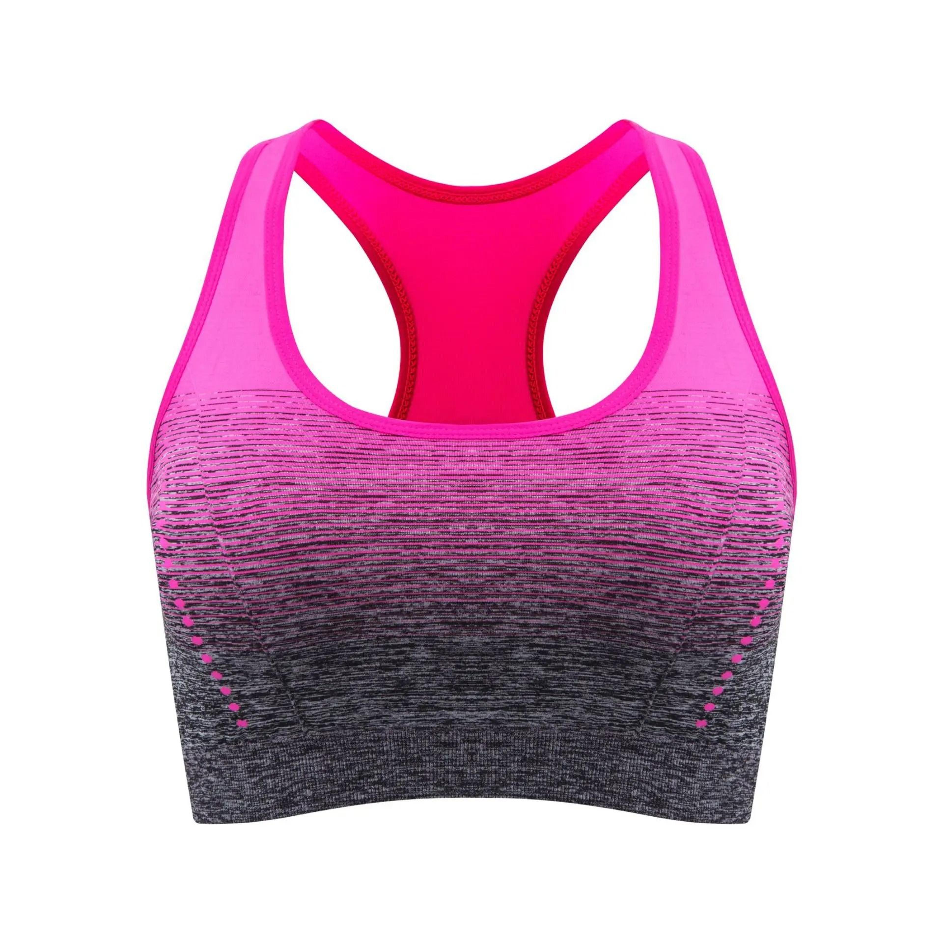 Women Sports Bra Breathable Shock Absorbing Yoga Fitness Vest 8