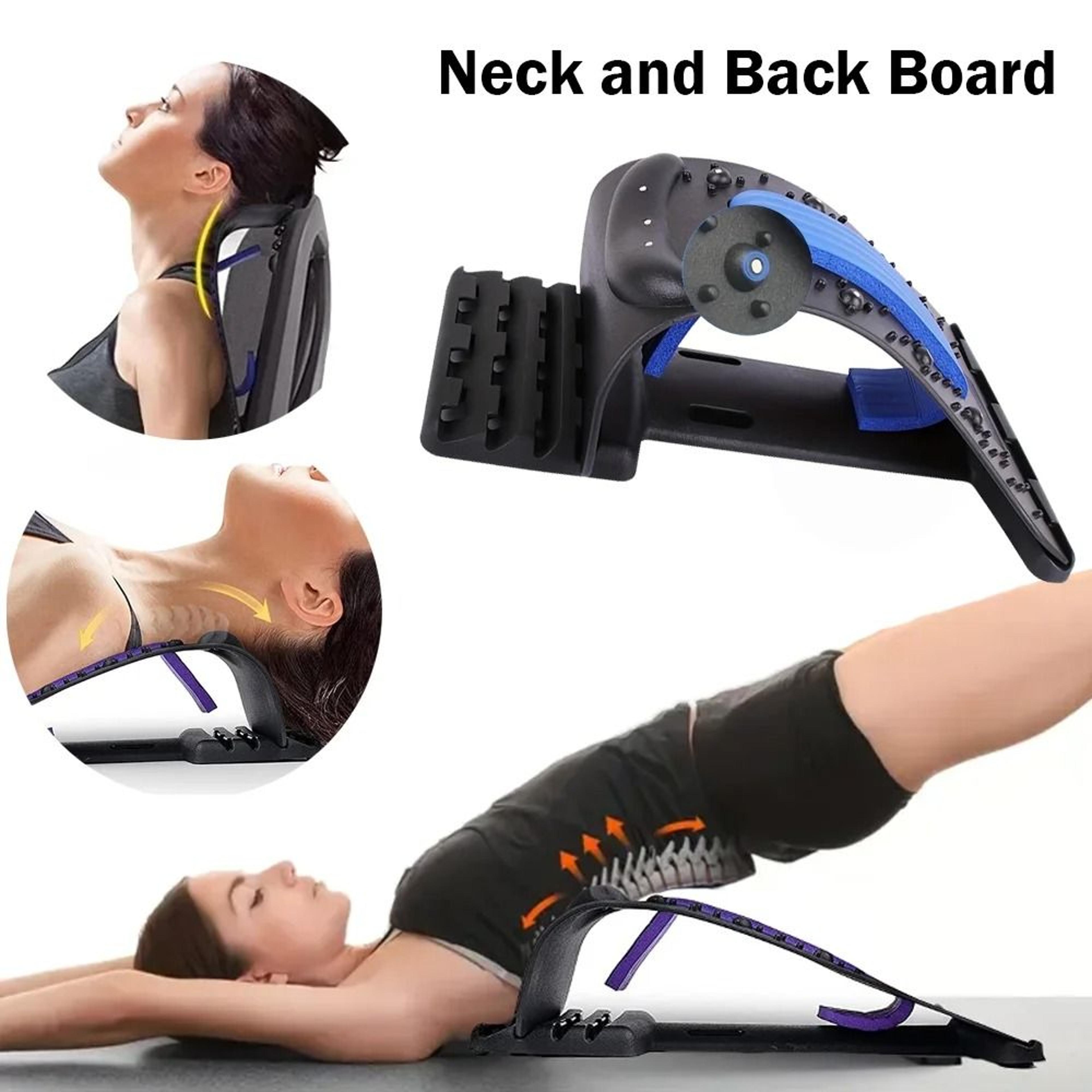Back Stretcher Adjustable Lumbar Spine Support Board For Pain Relief And Posture Correction 0