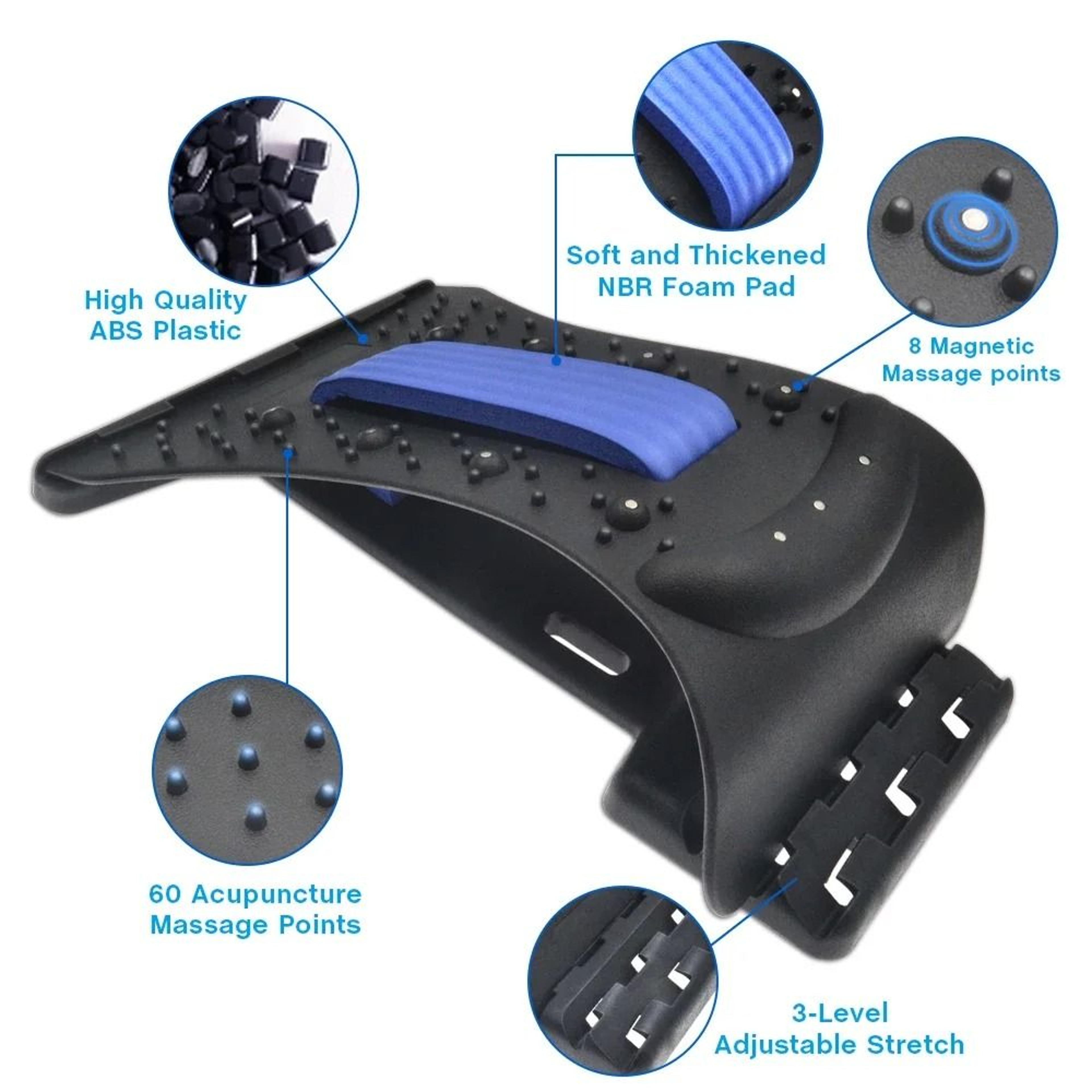 Back Stretcher Adjustable Lumbar Spine Support Board For Pain Relief And Posture Correction 1