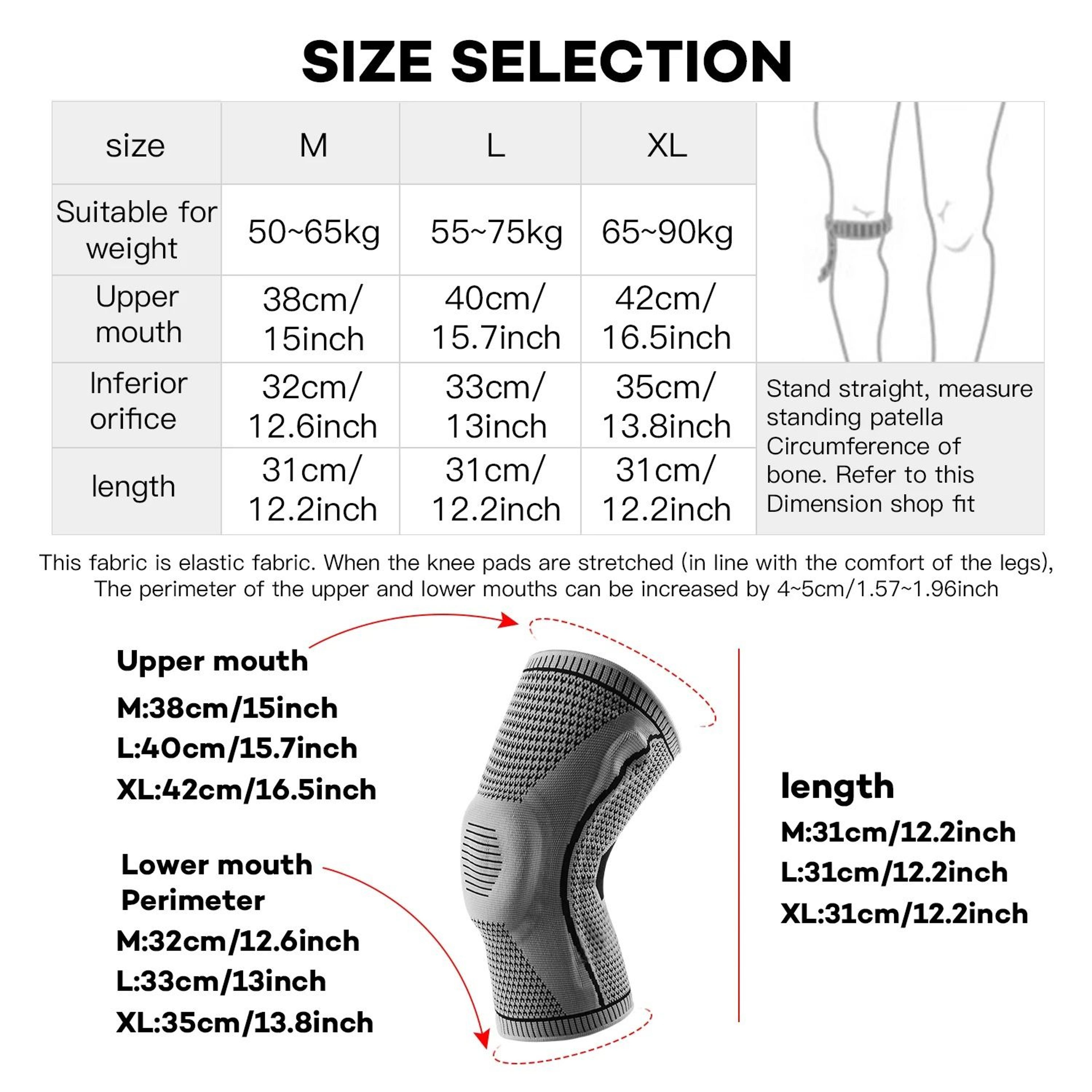 Compression Knee Pads With Silicone Support For Sports And Joint Protection 5
