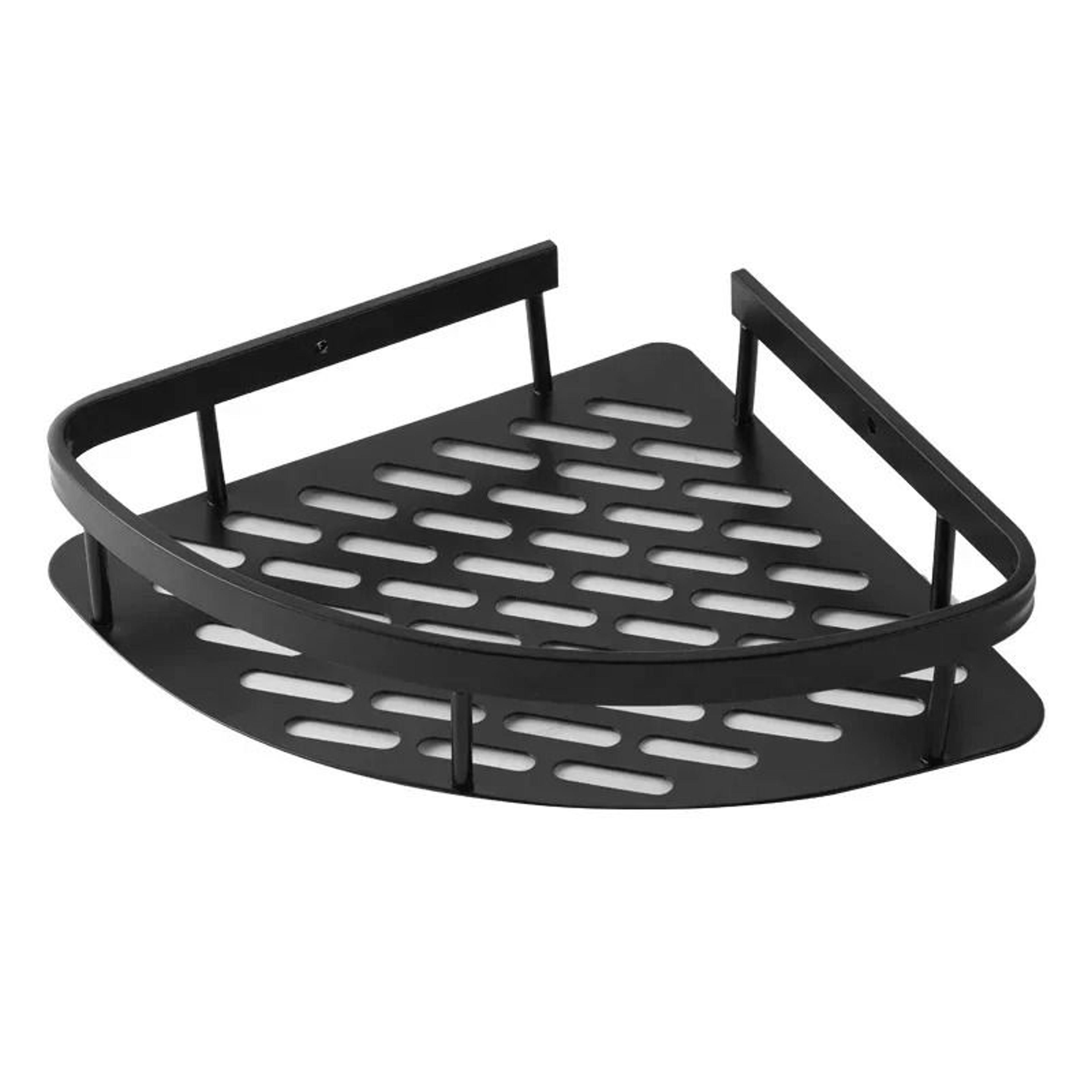 Bathroom Shelf Makeup Storage Organizer Aluminum Alloy Shampoo Rack 6