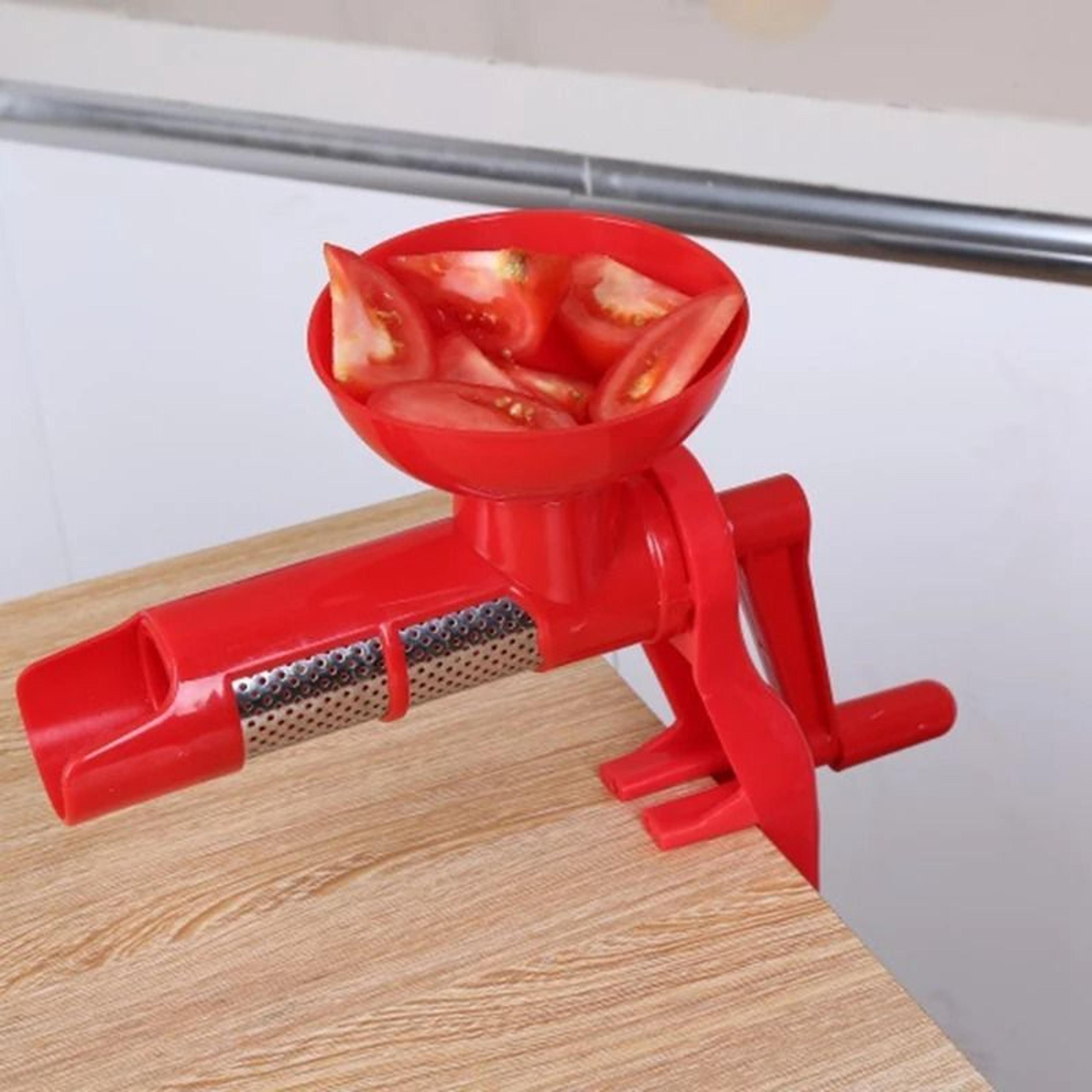 Plastic Manual Tomato Sauce Juicer And Fruit Vegetable Tool 3
