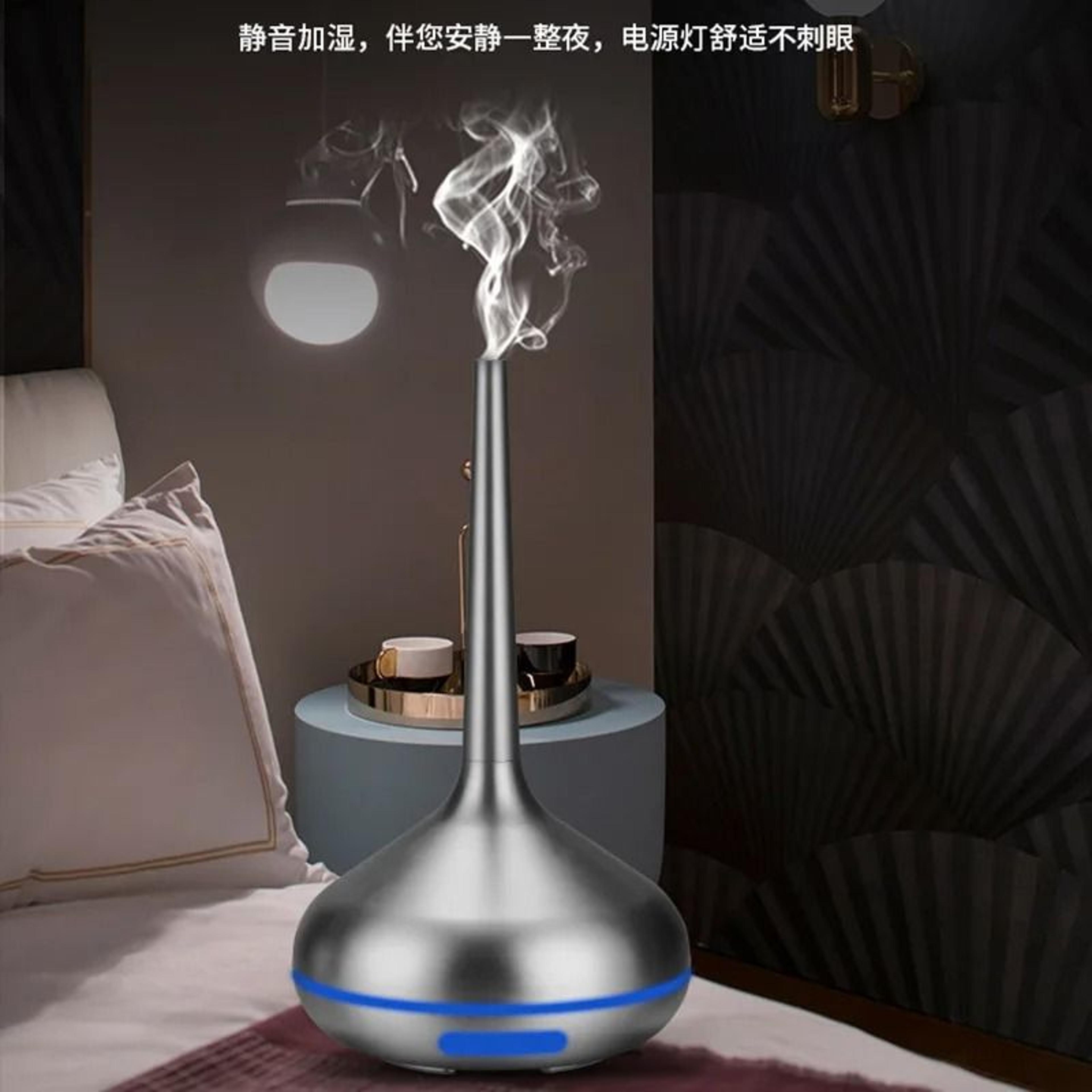 Ultrasonic Humidifier Silver Gold For Home And Office 1