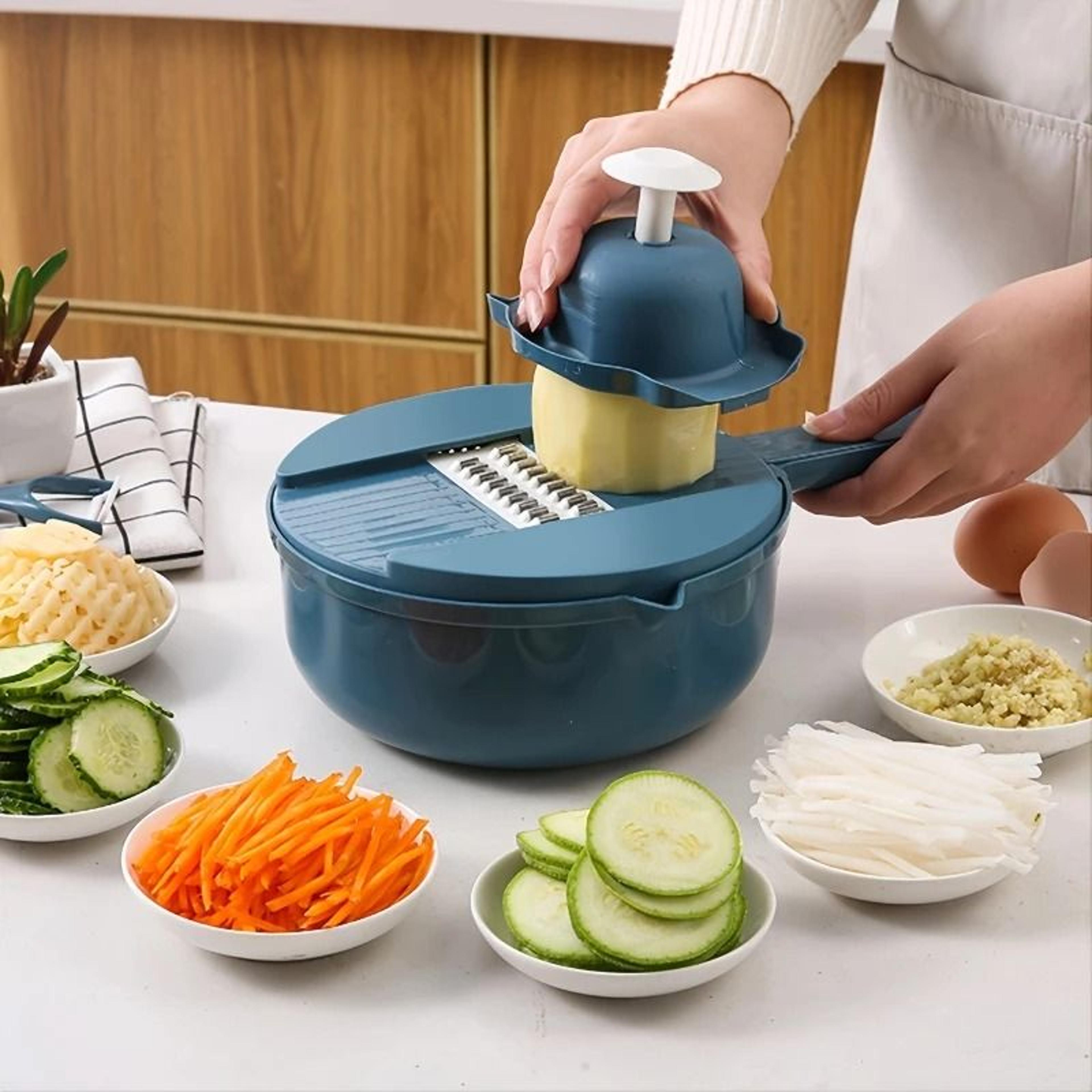 12 in 1 multi functional vegetable chopper and slicer