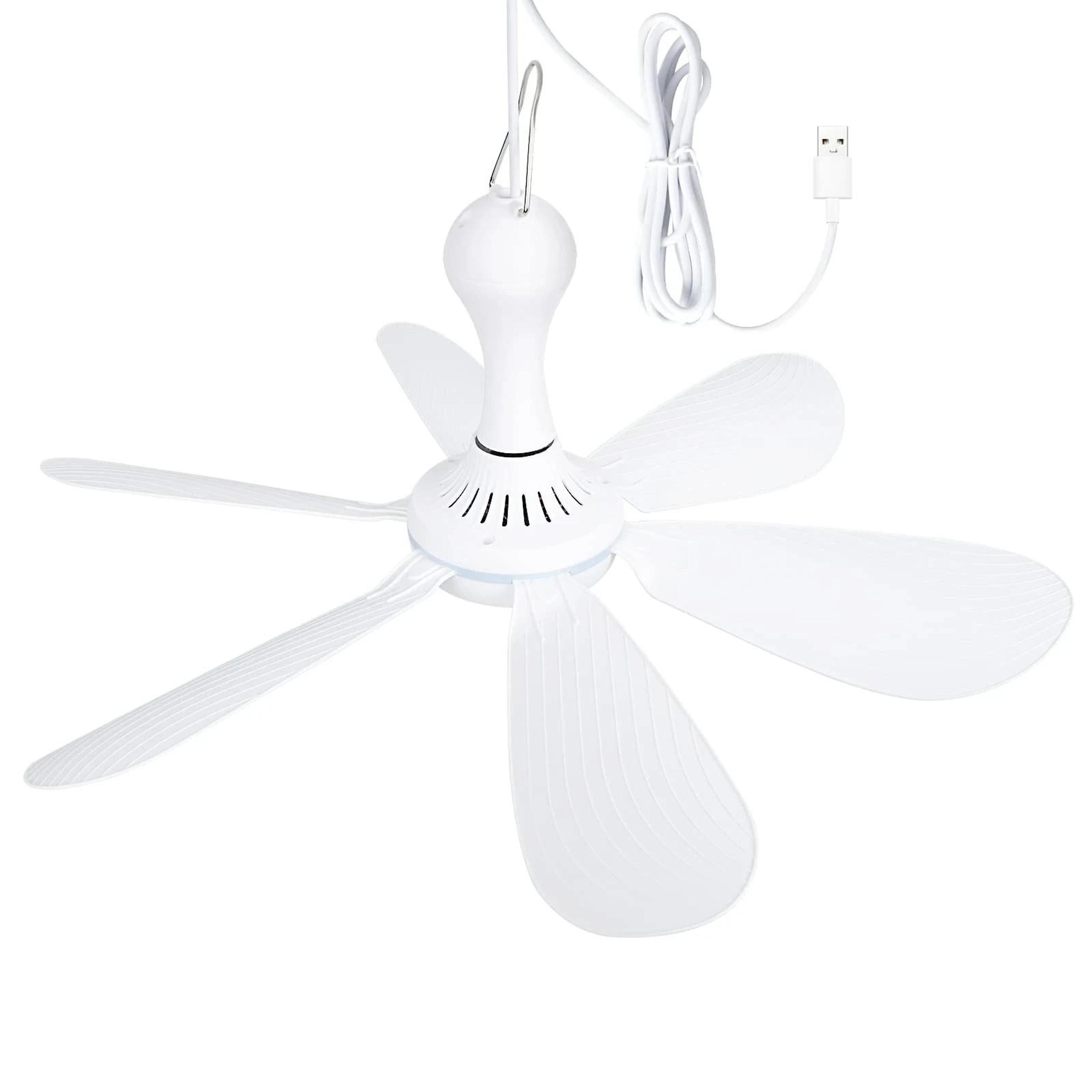 USB Fan Silent 6 Blade Hanging Fan For Camping Outdoor Use 6