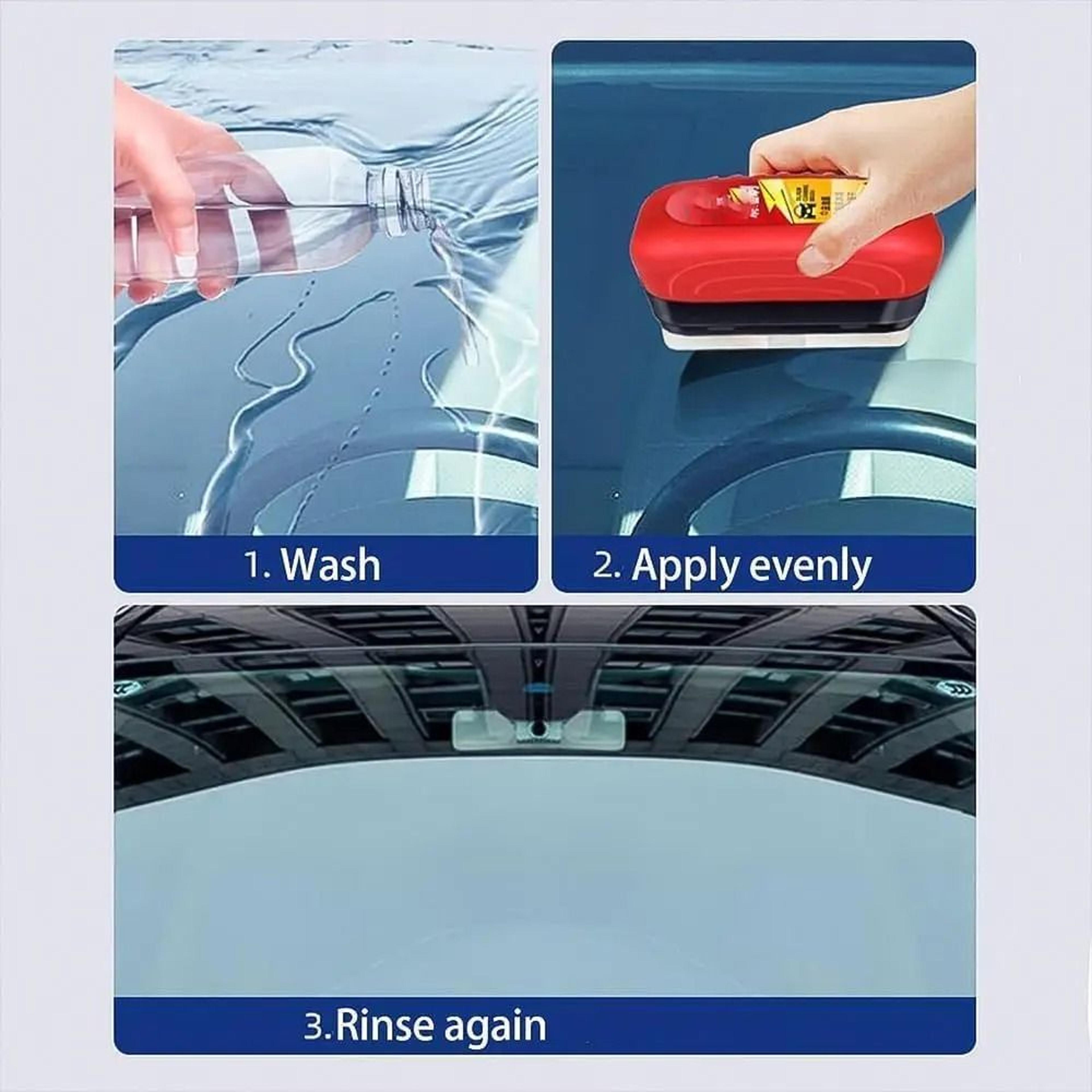 Car Glass Cleaner Brush For Windshield Oil Film Removal 3