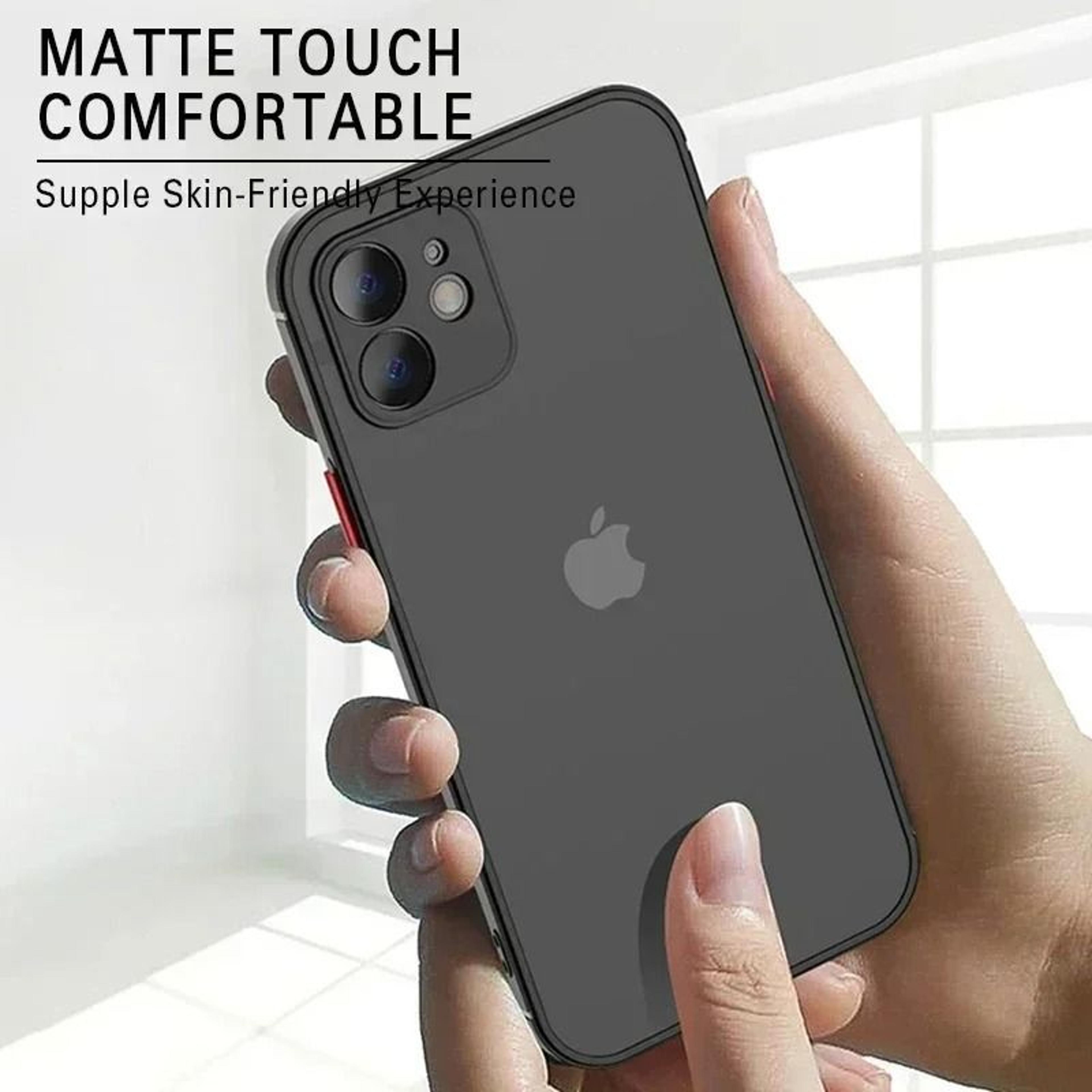 Matte Phone Case Soft Silicone Shockproof Case For IPhone 16 15 14 13 12 11 Pro Max Plus Mini 4