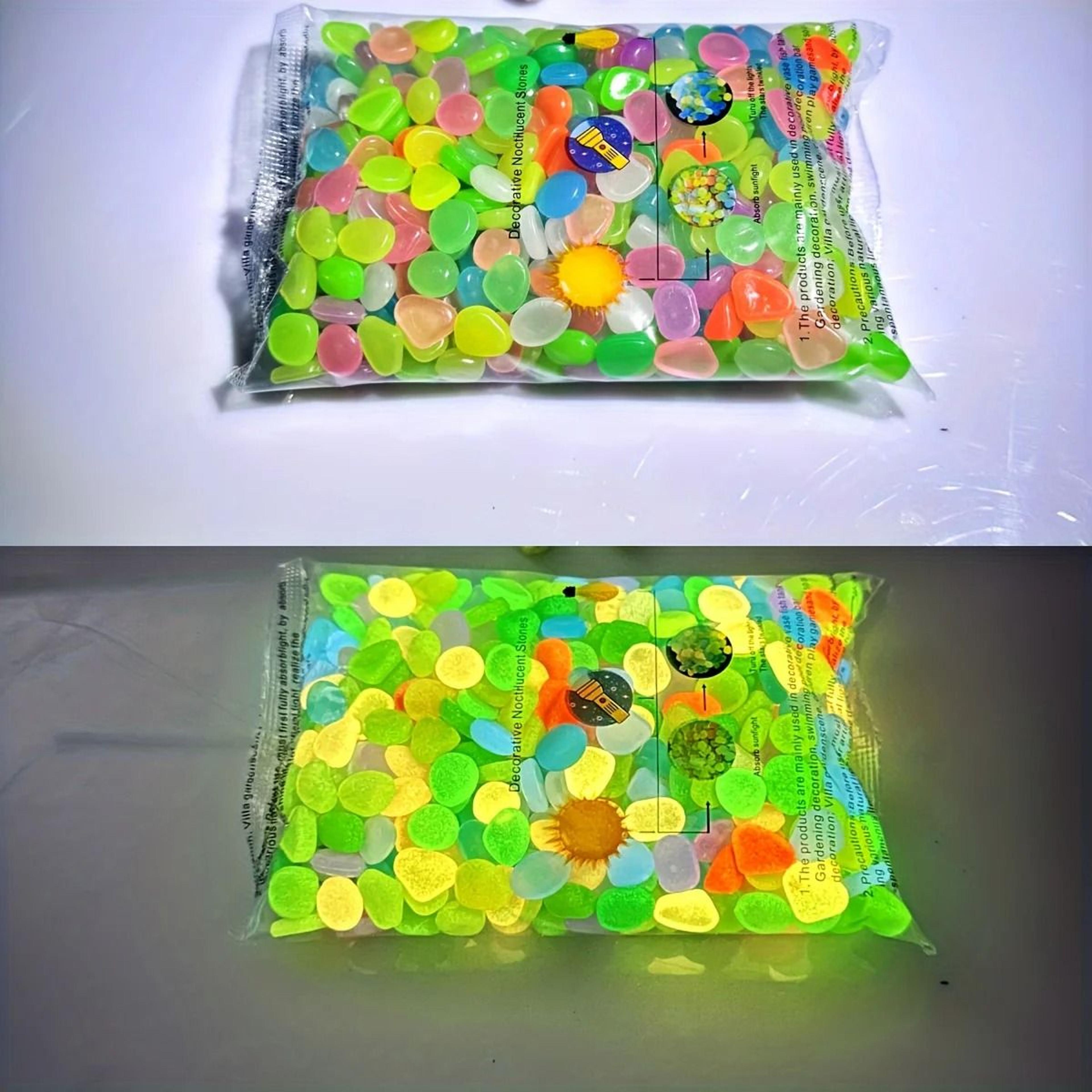 Glow In The Dark Resin Pebbles For Garden Paths Potted Plants And Aquarium Decor 7