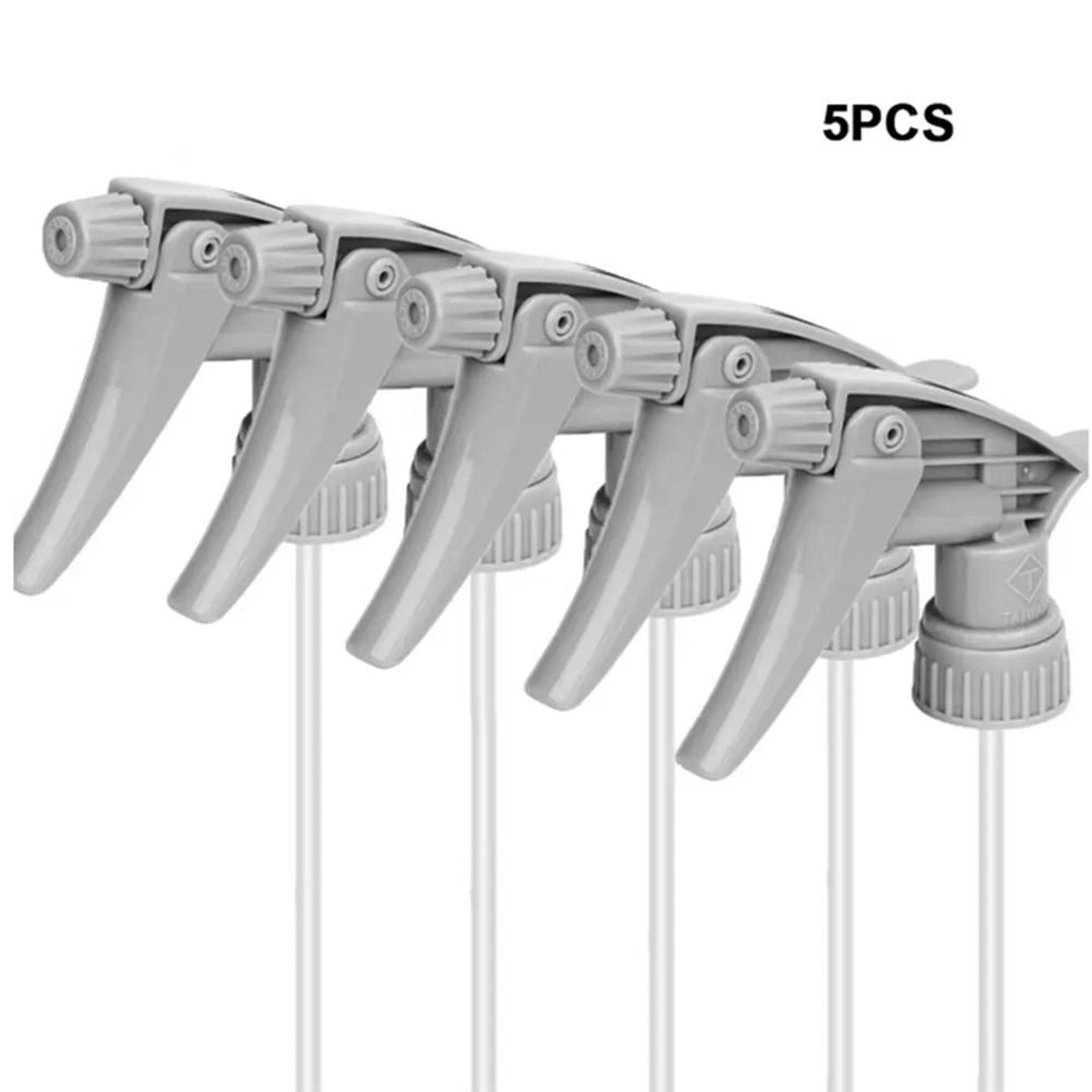 Adjustable Trigger Sprayer Heavy Duty 5 Pack Acid And Alkali Resistant For Car Cleaning And Garden  0