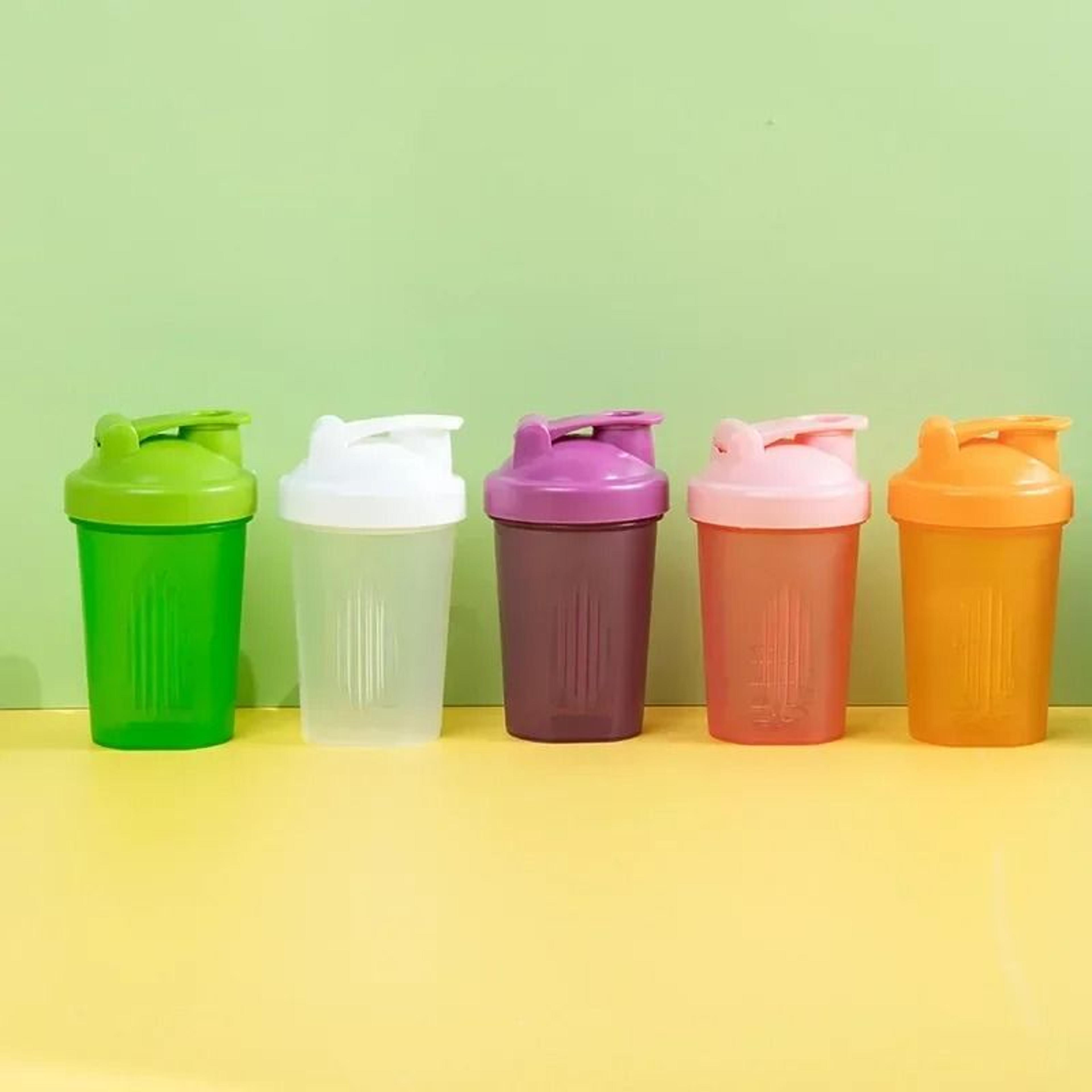 Sport Shaker Bottle 400 ML Fitness Gym Mixing Bottle Portable Plastic Drink Bottle 3