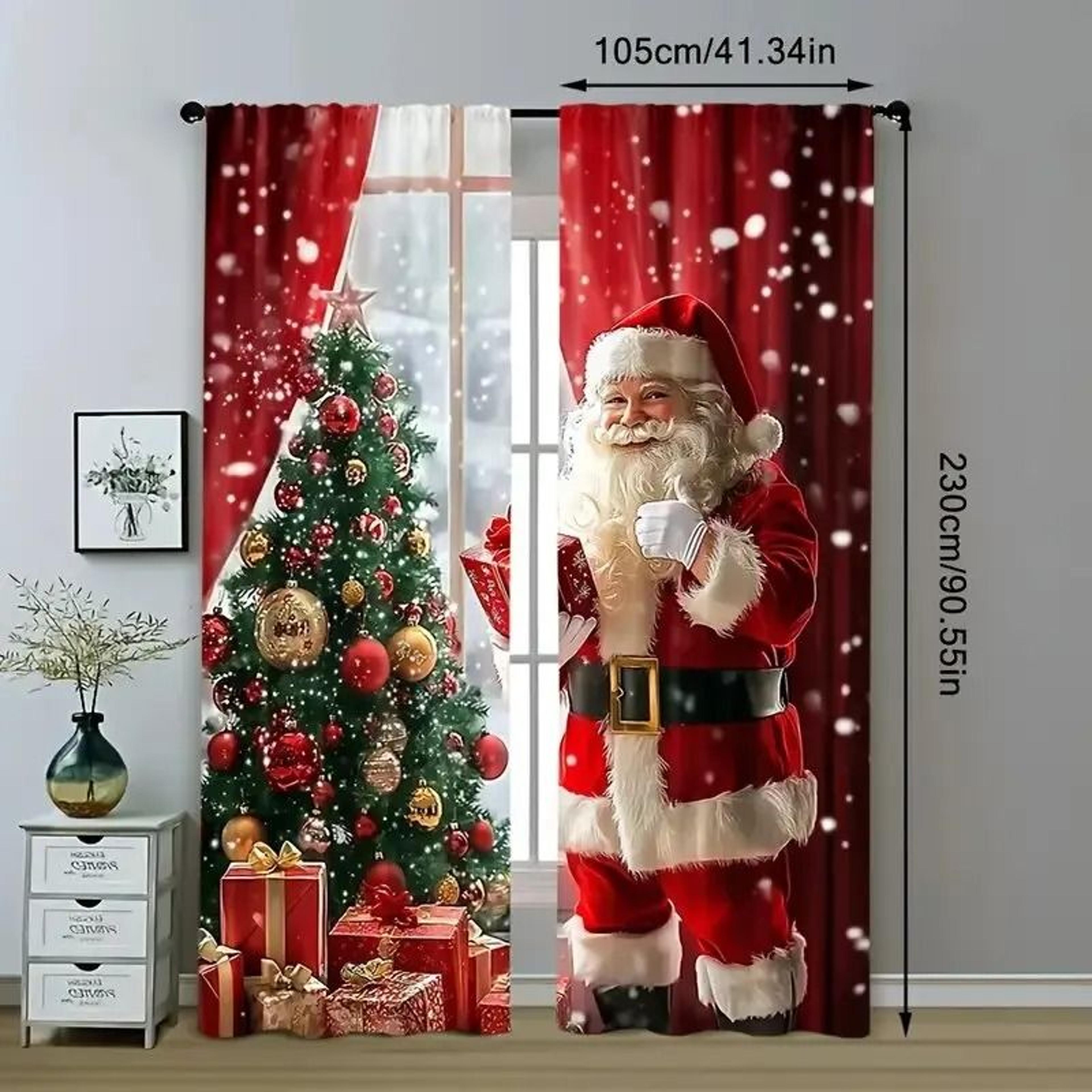 Pole Bag Curtain Christmas Tree Home Decoration For Living Room And Bedroom 1
