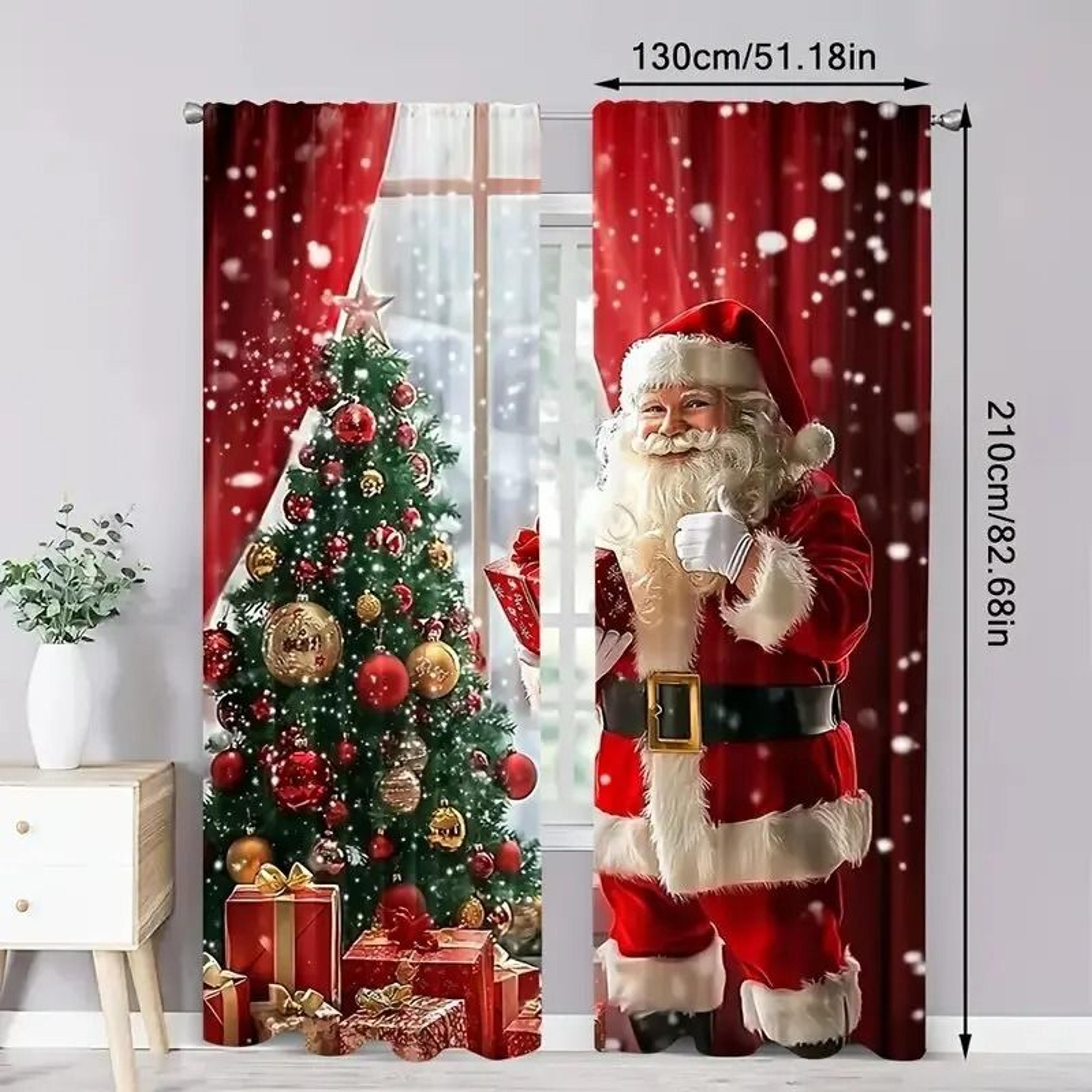 Pole Bag Curtain Christmas Tree Home Decoration For Living Room And Bedroom 2