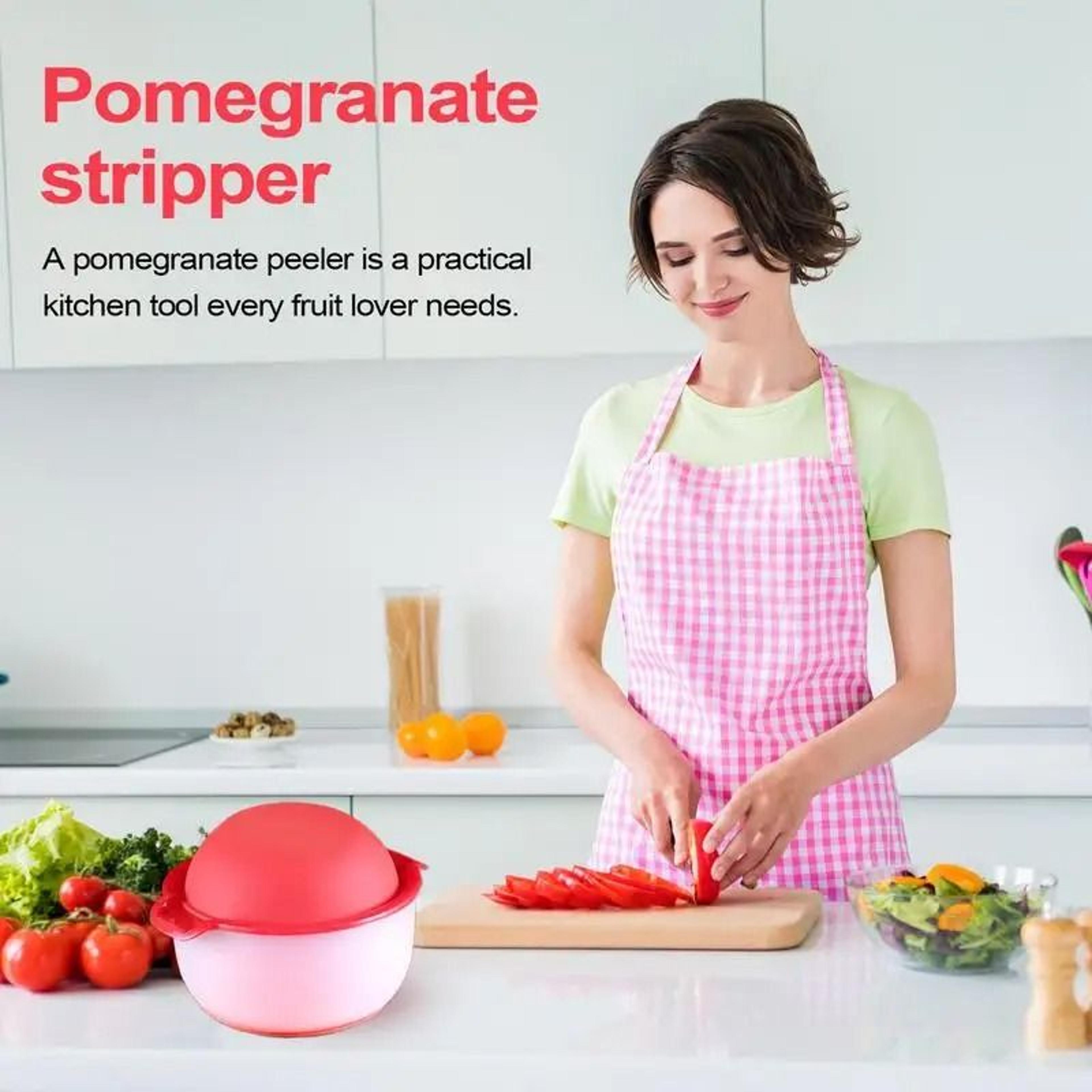 Silicone Pomegranate Peeling Machine Fruit Vegetable Peeler Bowl Kitchen Tool 1