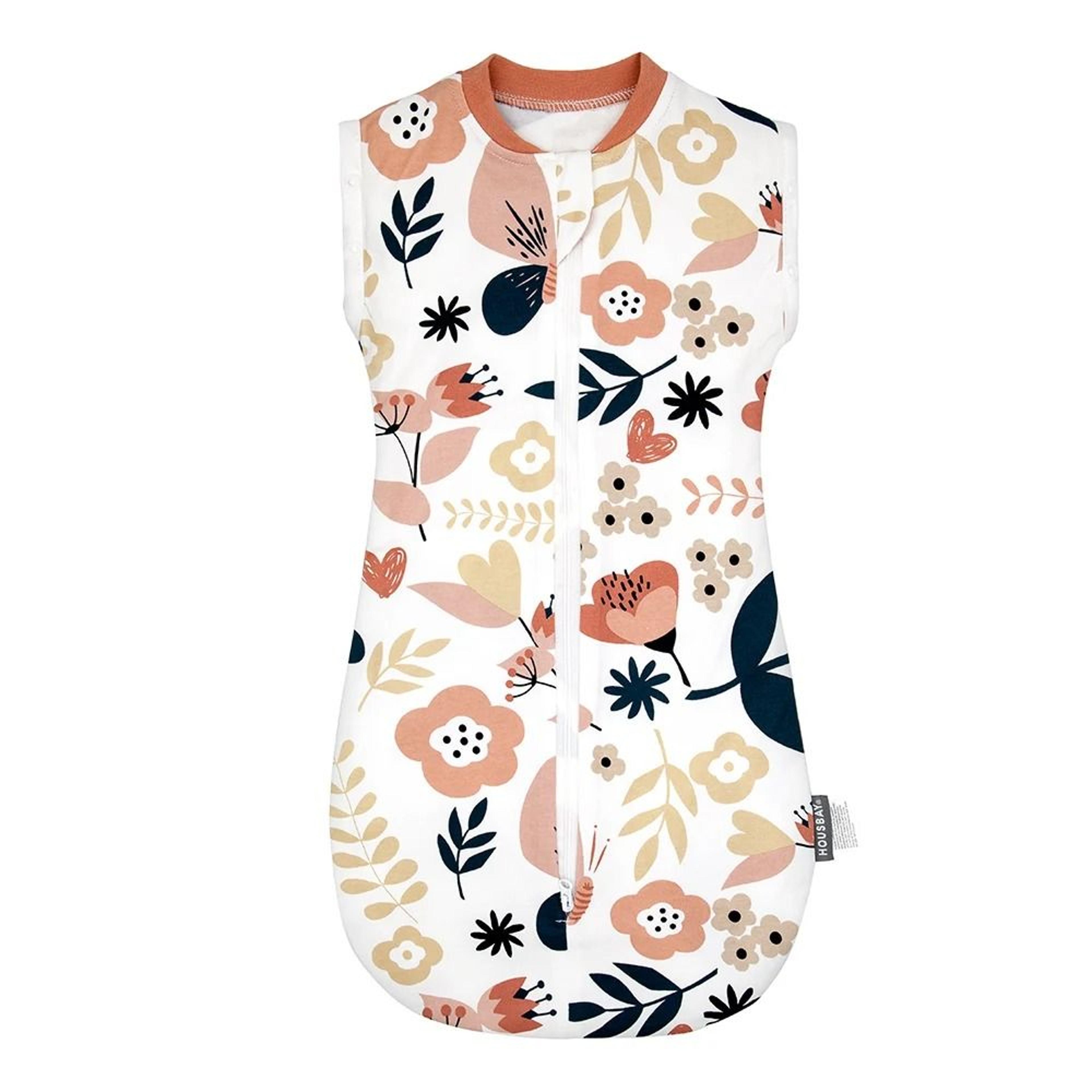 Baby Sleeping Bag Newborn Swaddle Sleeveless Sleep Sack Summer Cotton Soft Two Way Zipper 11