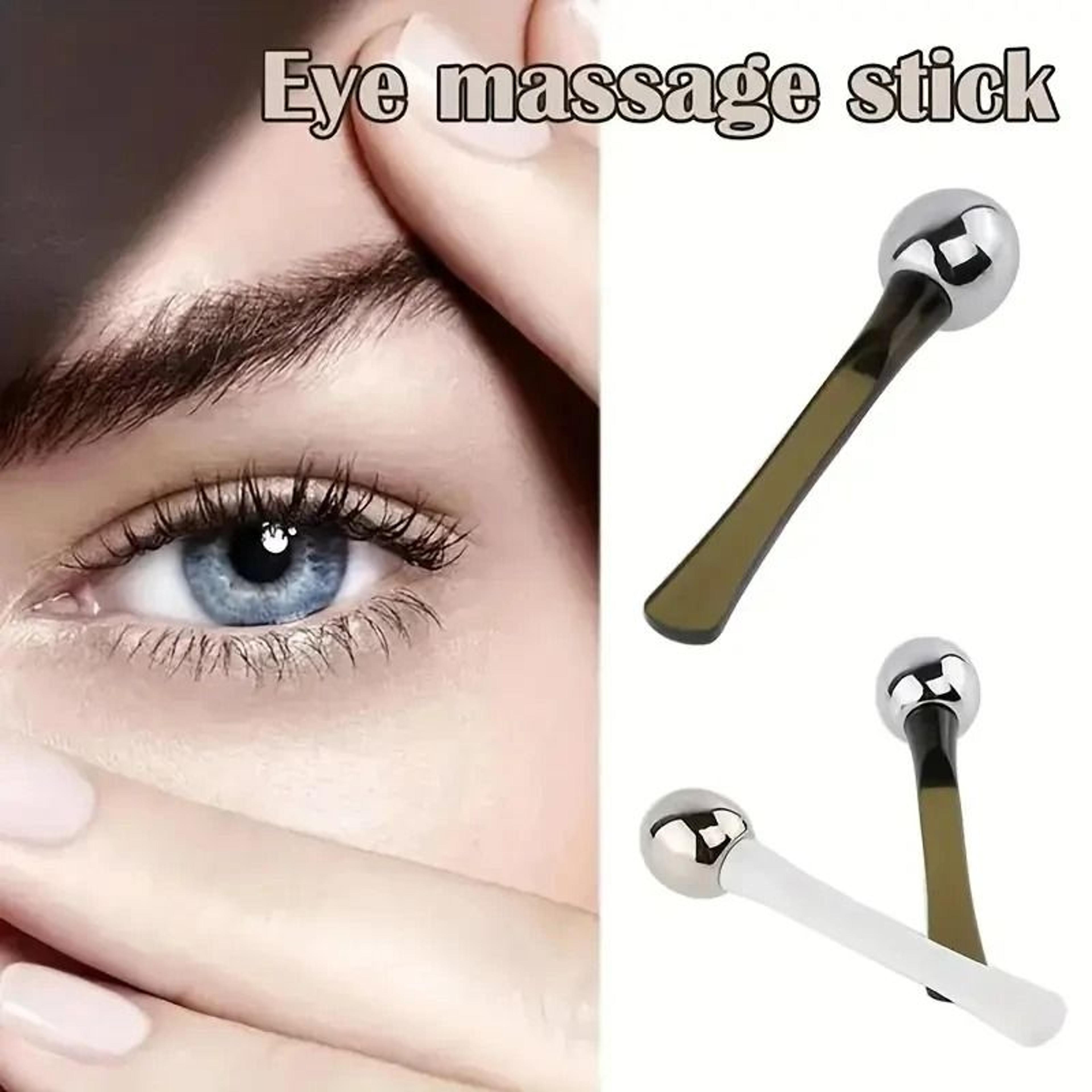 Eye Roller Massage Stick Face Cream Applicator Cosmetic Spatula Gold Alloy Skin Care Tool 5
