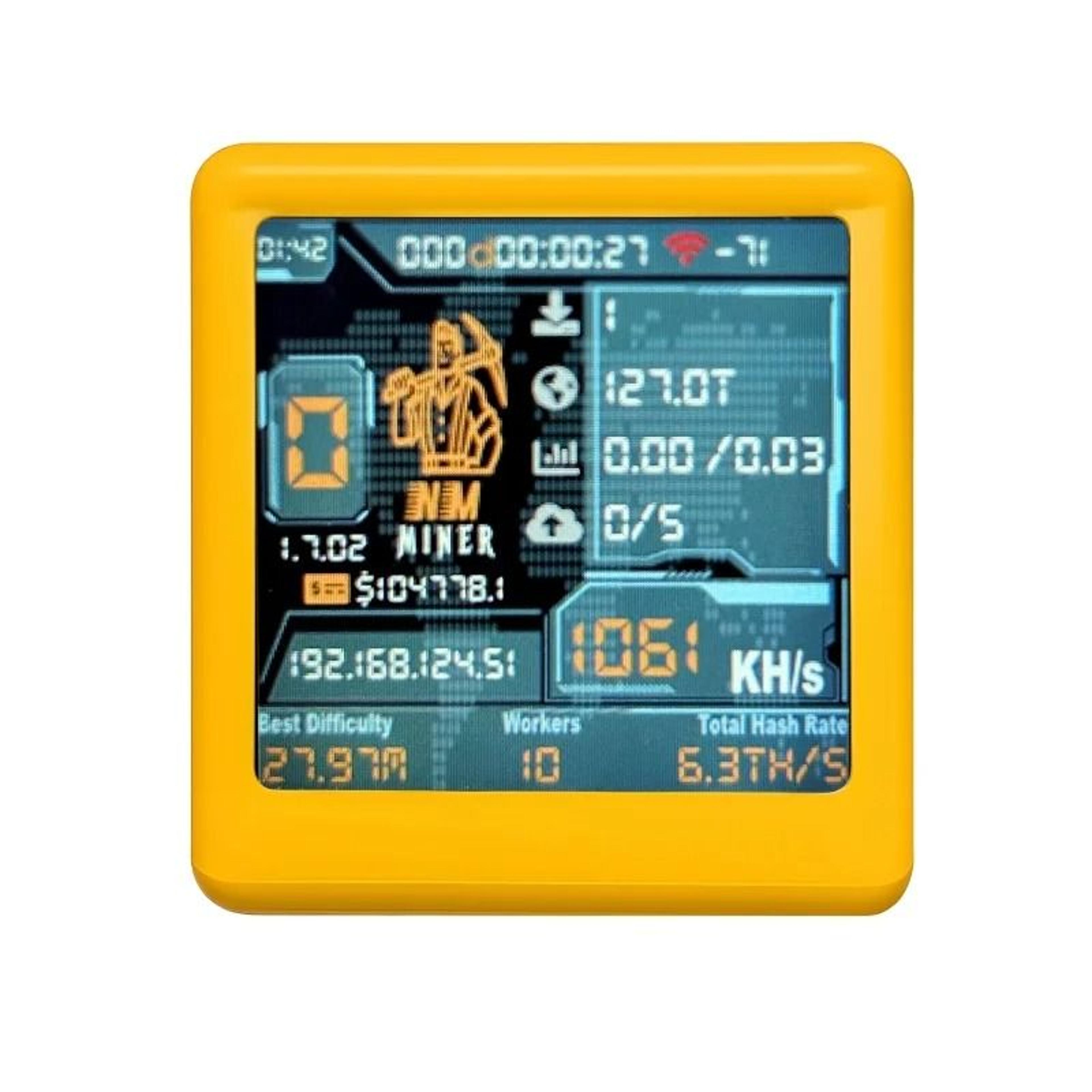 NMMiner Colorful Smart TV BTC Lottery Miner And Silent Desktop Clock 9