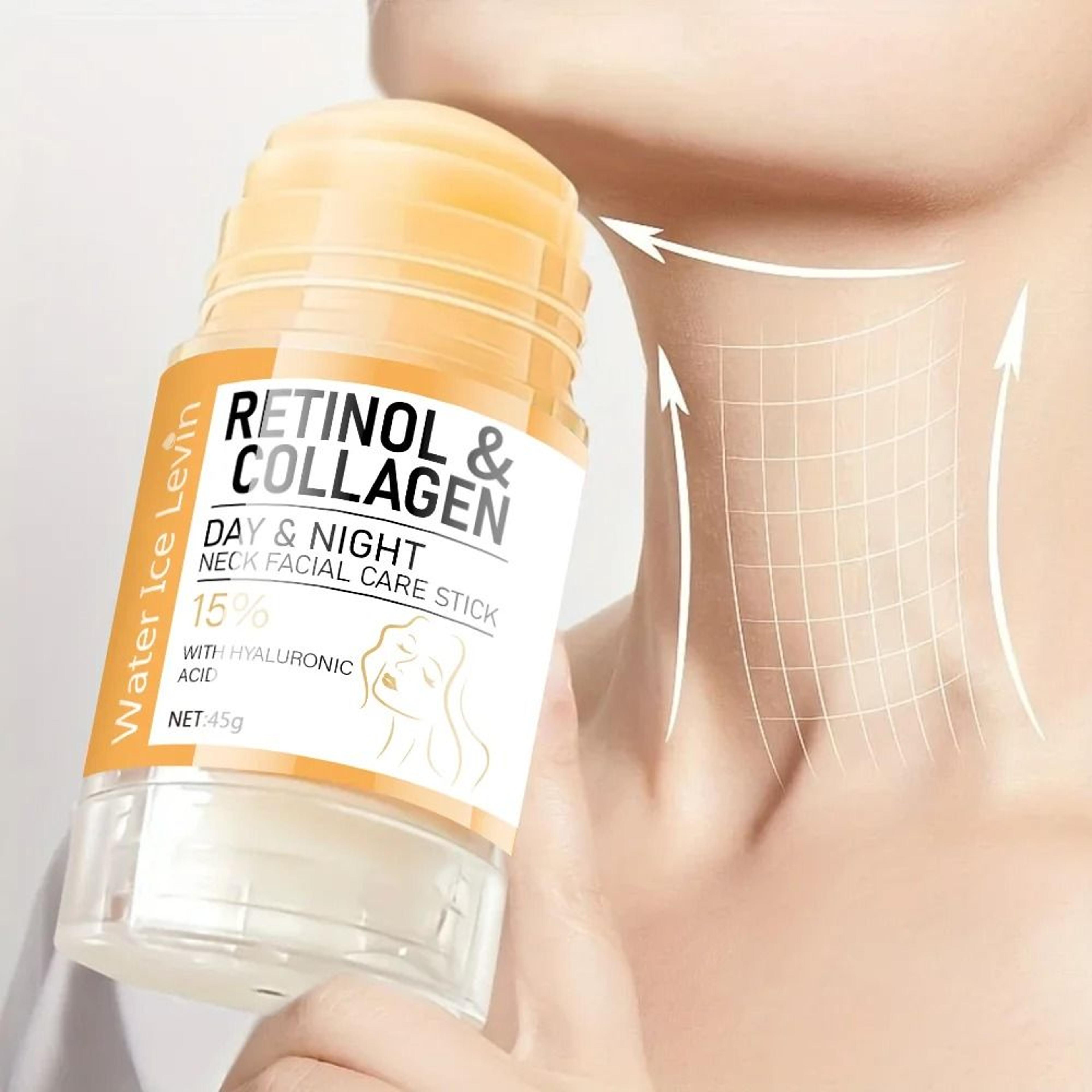 Retinol And Collagen Neck Cream Stick For Day And Night Hydration 1