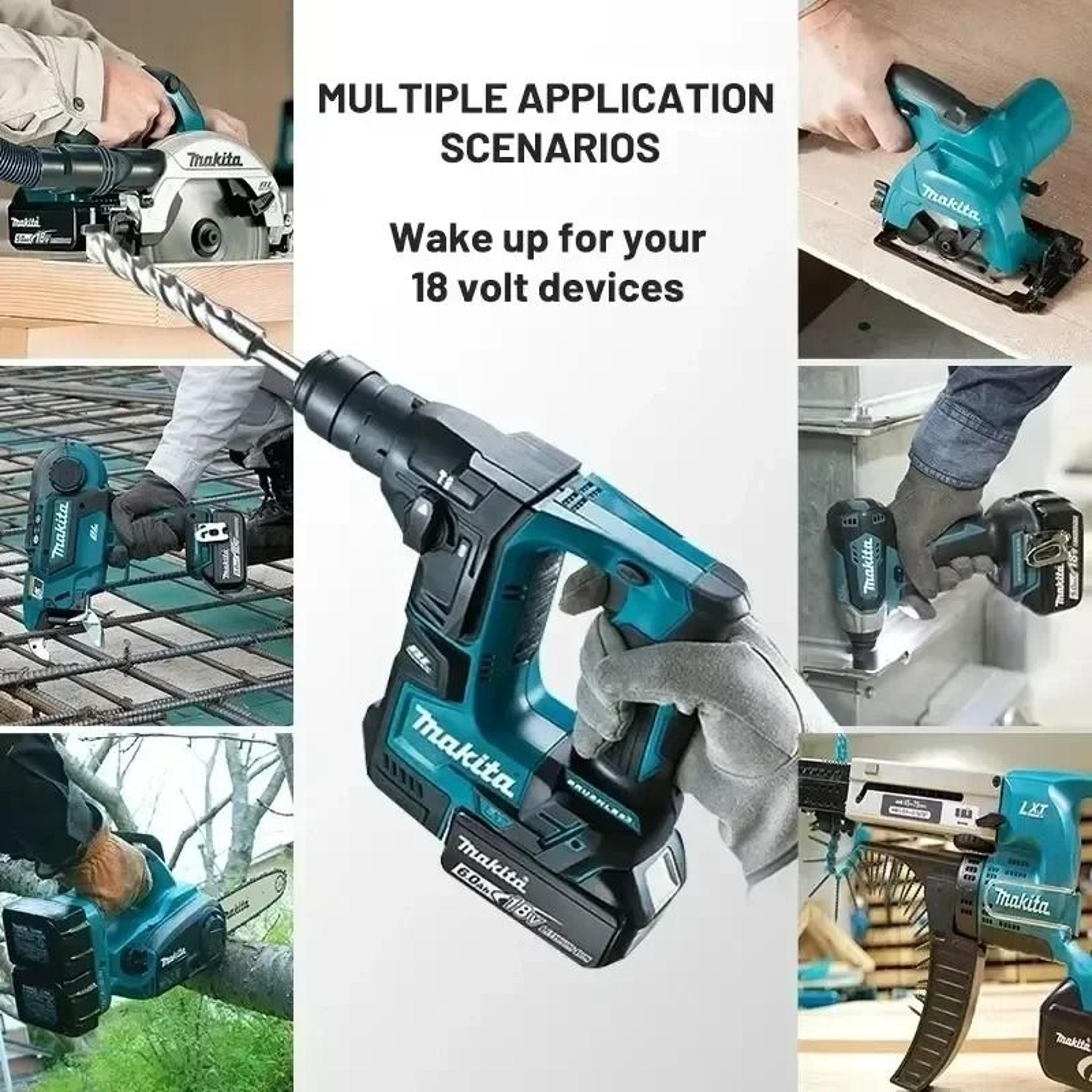 Original Makita 18V 90Ah Rechargeable Battery Power Tool BL1830 BL1840 BL1850 BL1860B 2