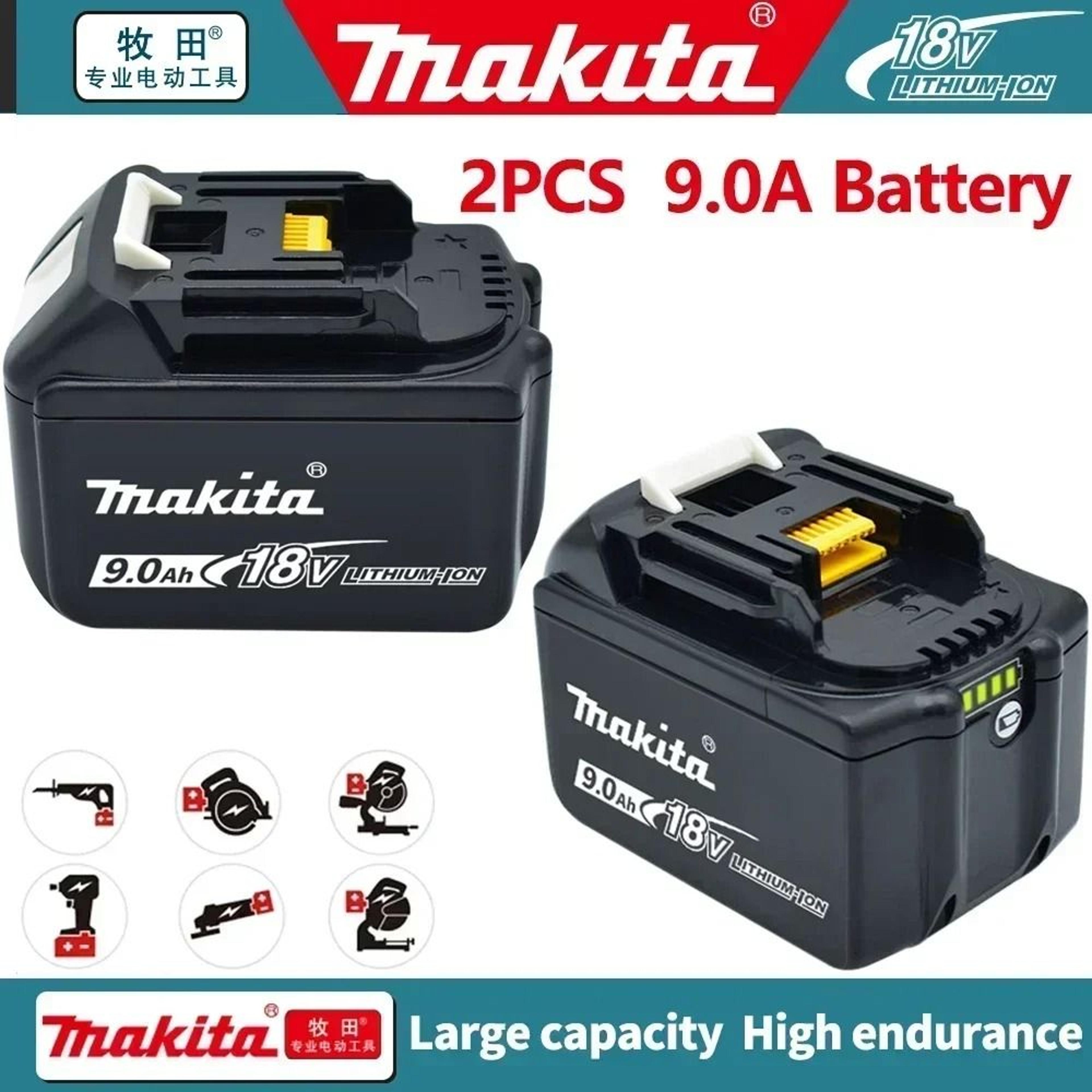Original Makita 18V 90Ah Rechargeable Battery Power Tool BL1830 BL1840 BL1850 BL1860B 17