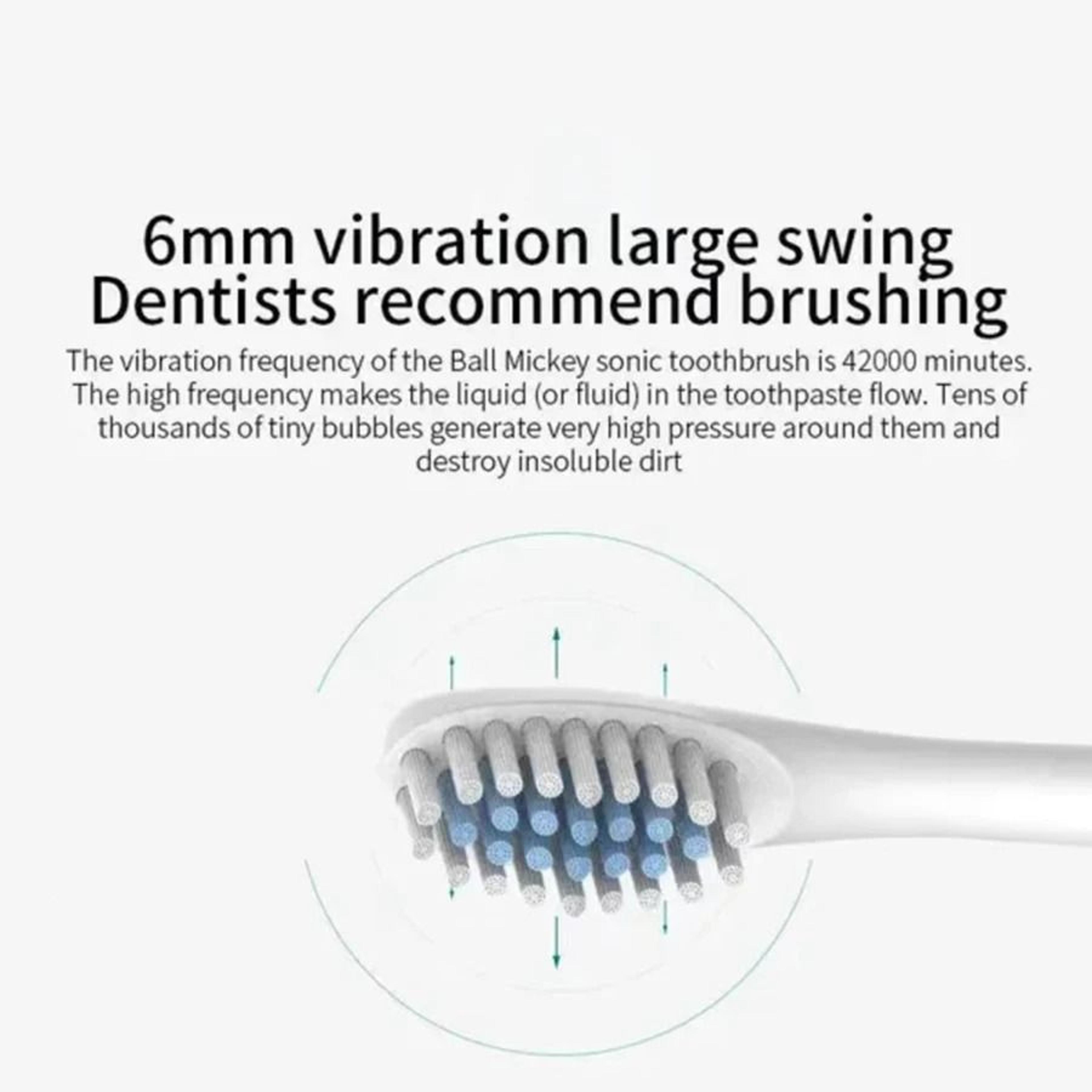 Electric Ultrasonic Toothbrush Six Speed Mode USB Charging Waterproof Adult Tooth Cleaner Couple Se 2