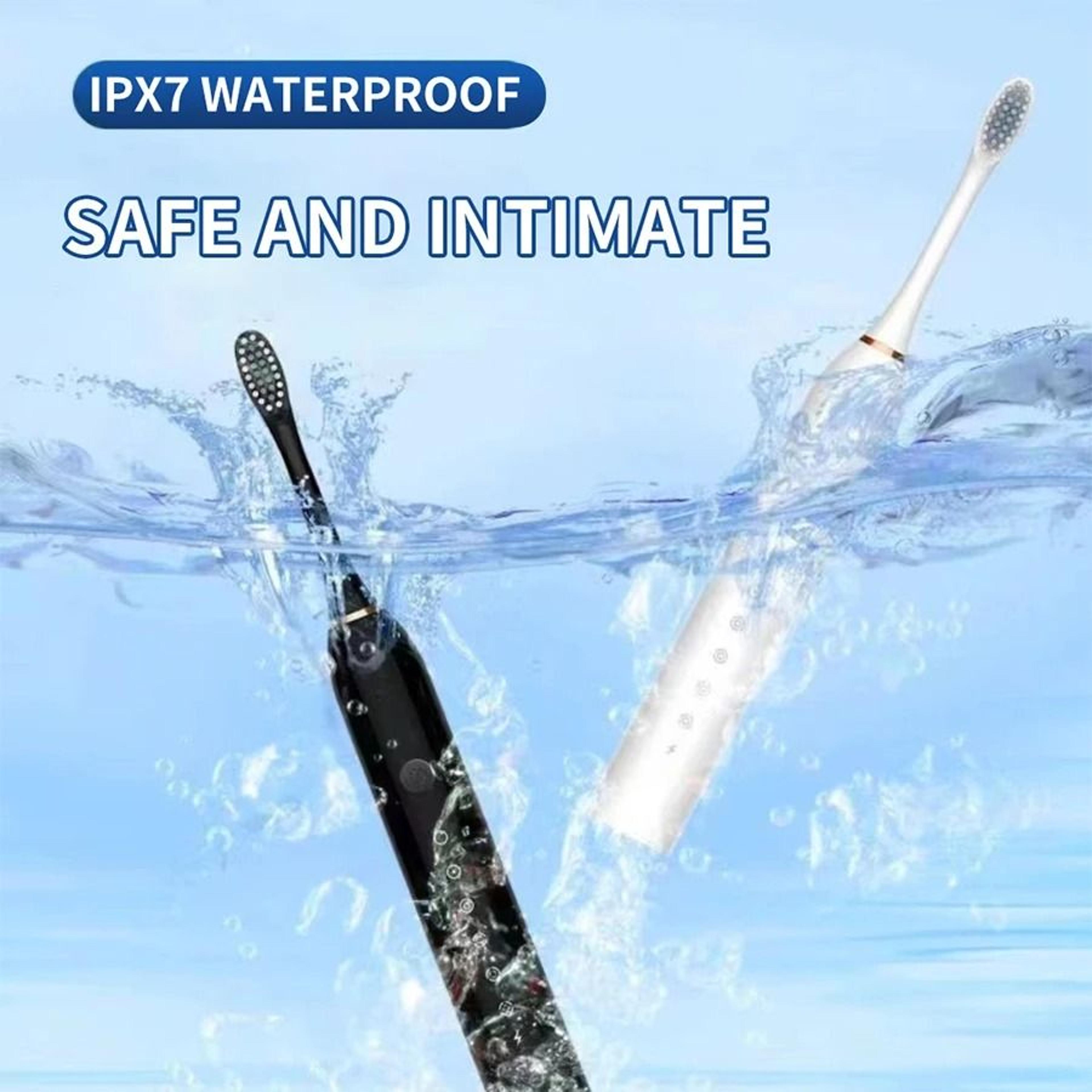 Electric Ultrasonic Toothbrush Six Speed Mode USB Charging Waterproof Adult Tooth Cleaner Couple Se 4