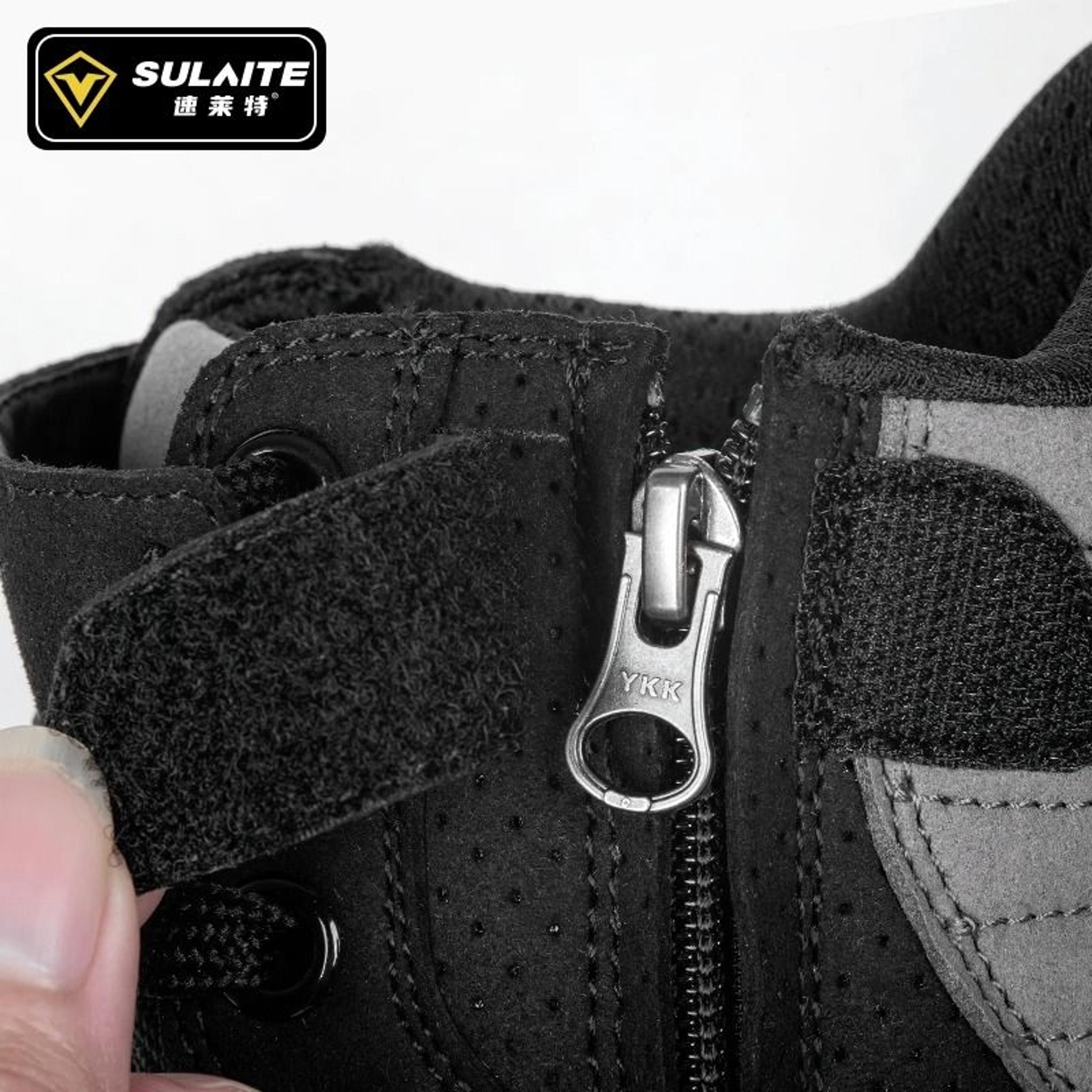 Men Motorcycle Boots Breathable Anti Fall Rider Road Racing Casual Motorbike Shoes 2