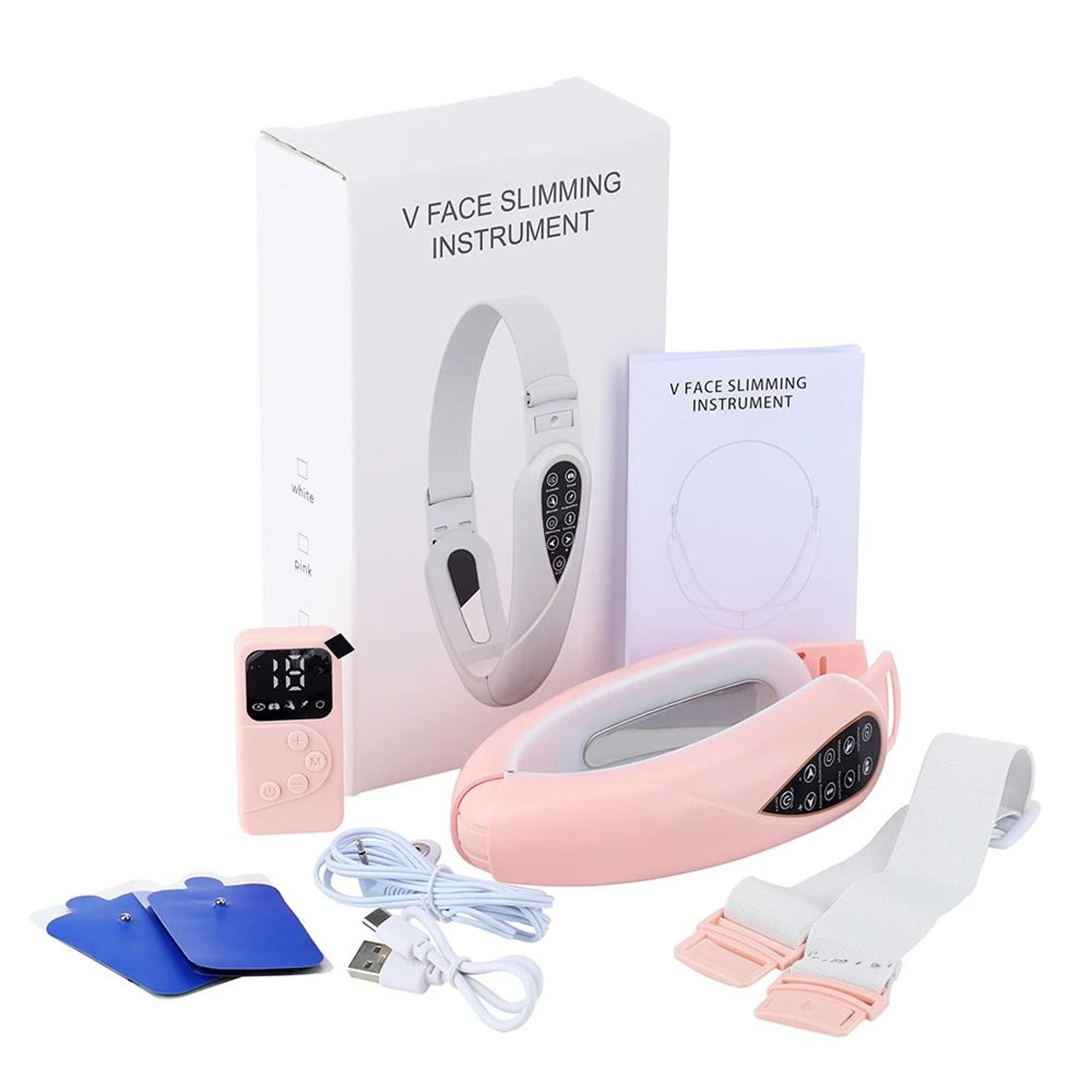 Face Lifting Device Red Light Skin Rejuvenation V Face Massager Double Chin Lift Up Remote Control 11
