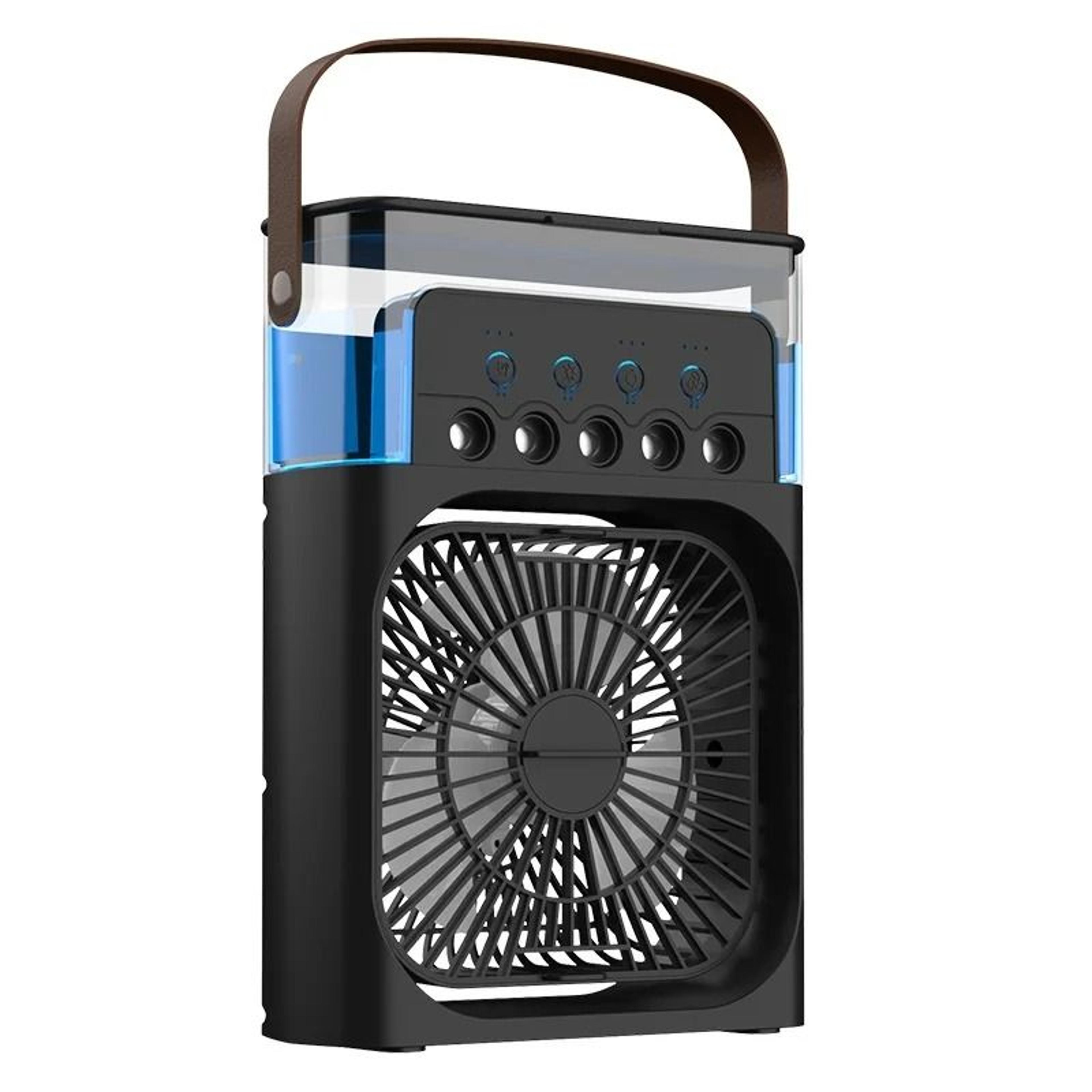 Spray Fan Portable Three In One Air Cooler Humidifier And Night Light 7