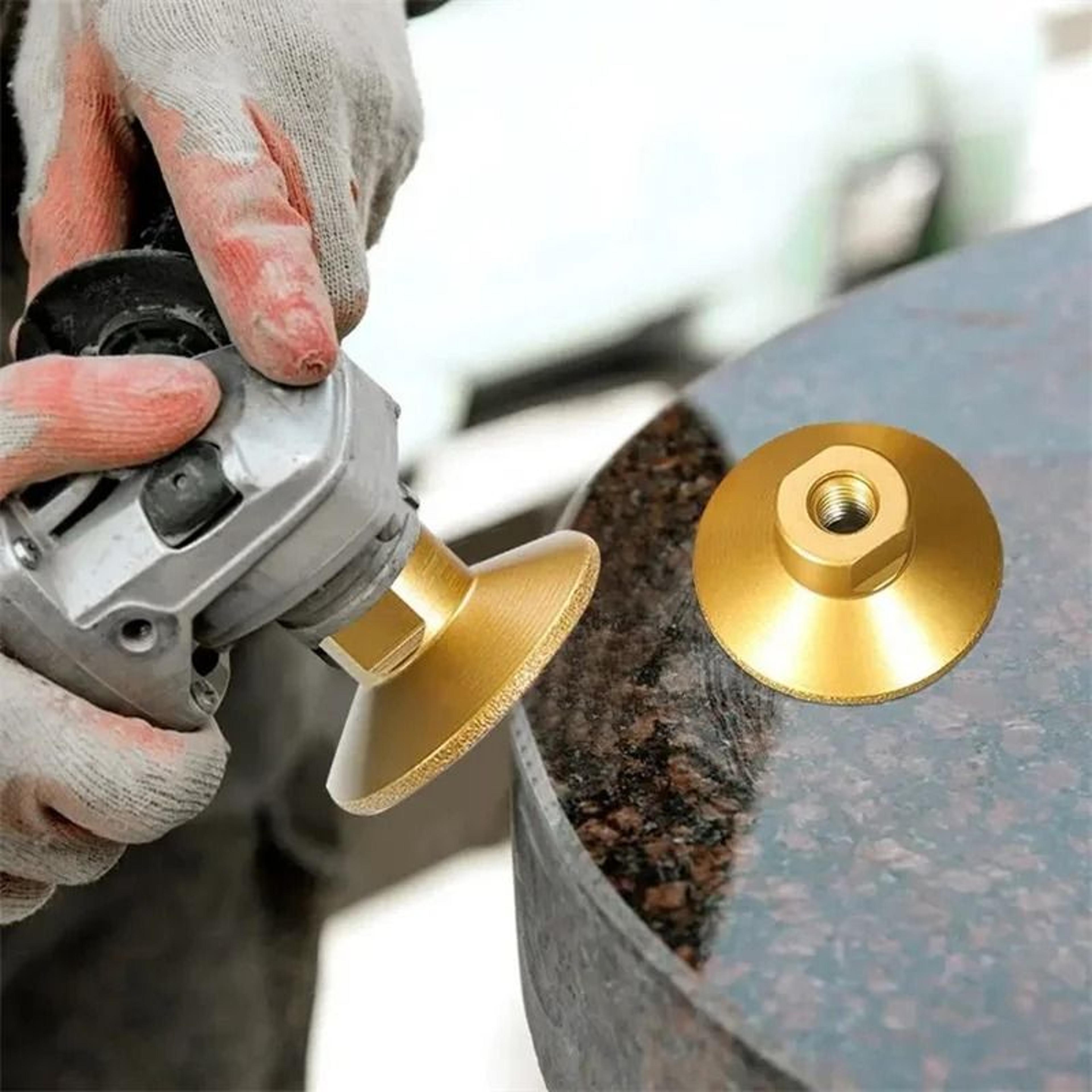 M10 Diamond Brazed Flat Grinding Head For Marble And Stone Polishing 4