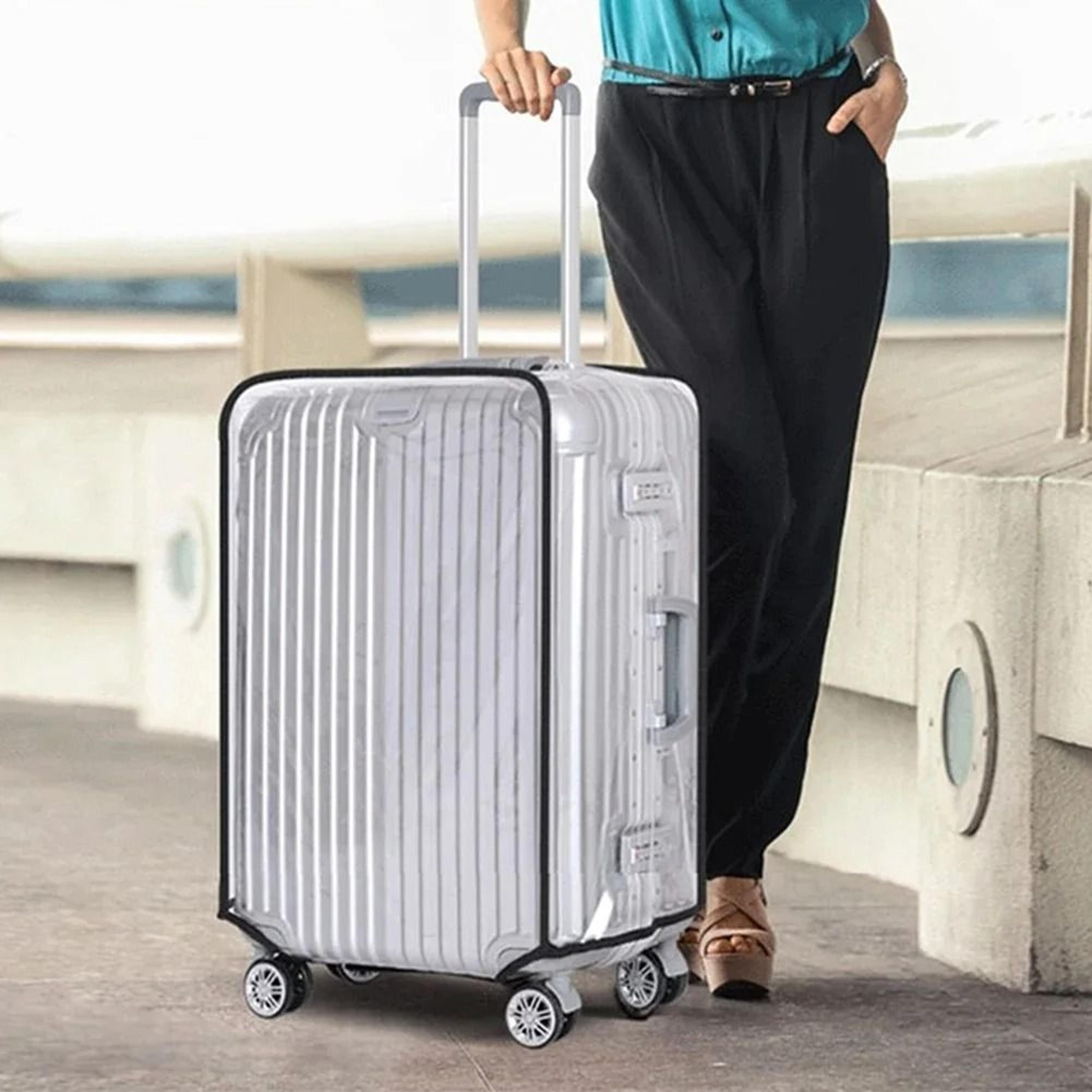 Transparent Luggage Protector Cover Waterproof PVC Suitcase Sleeve 1