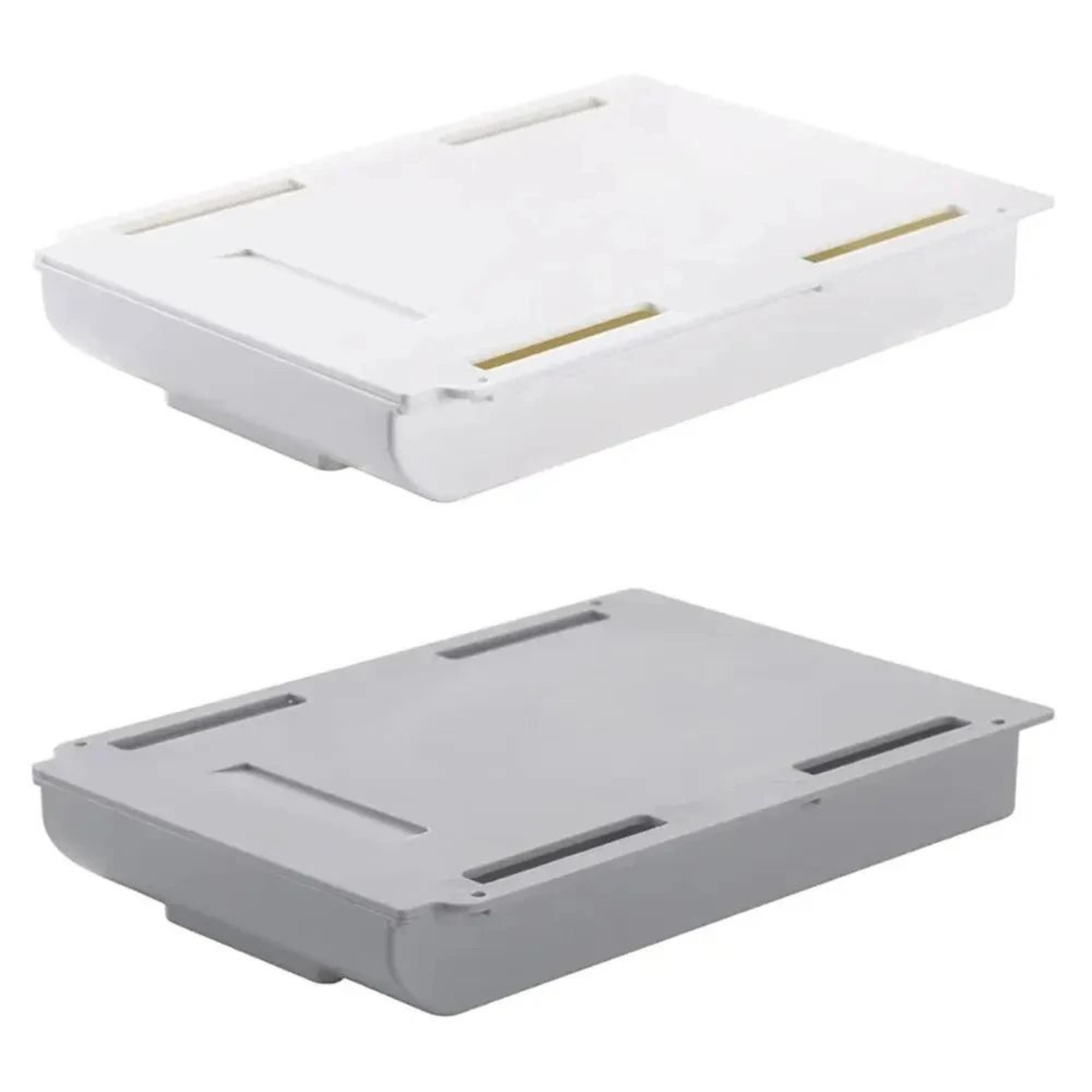 Hidden Storage Box Desk Storage Drawer Self Adhesive Plastic Table Organizer 5