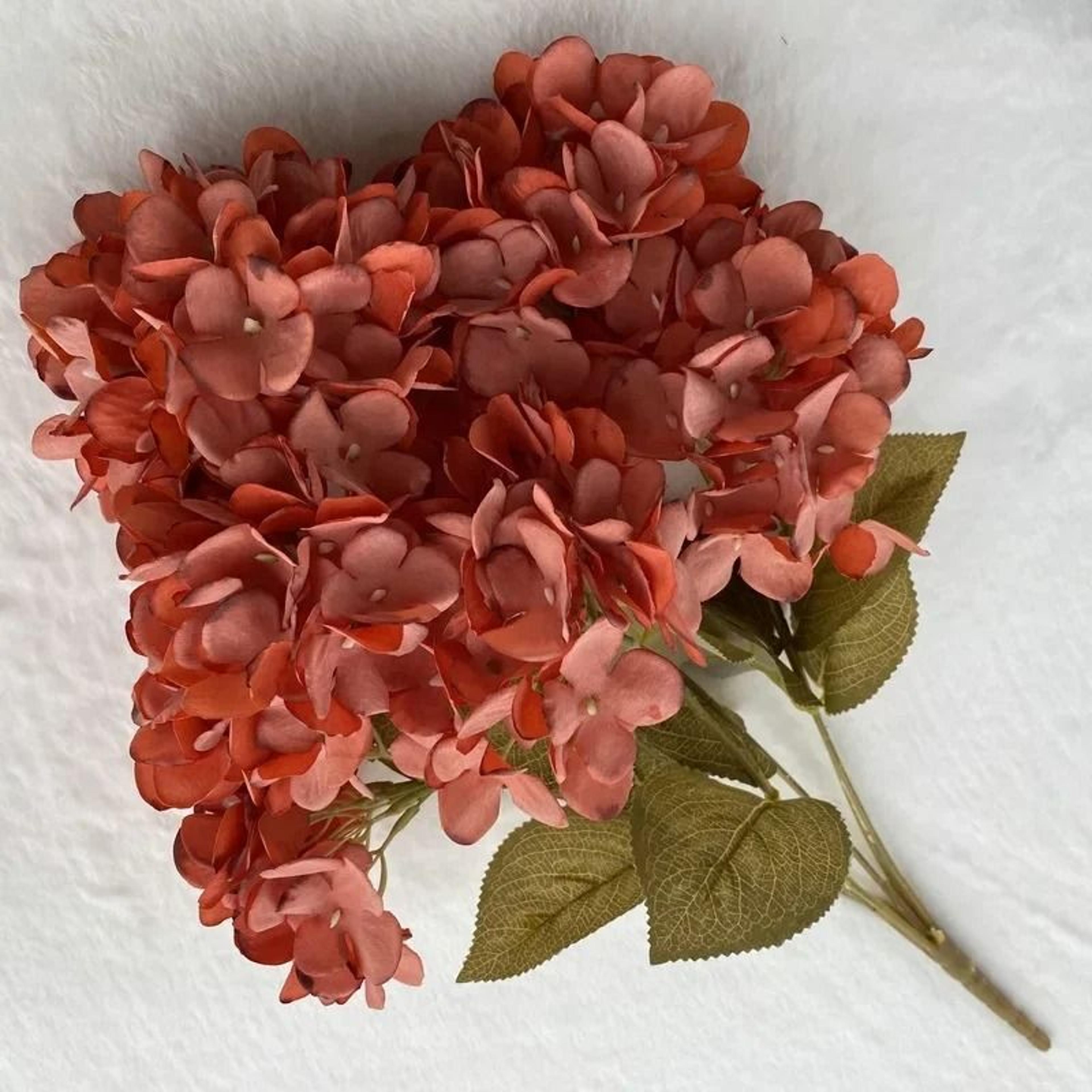 Artificial Hydrangea Fake Flower Wedding Photography Bouquet Home Decor 6