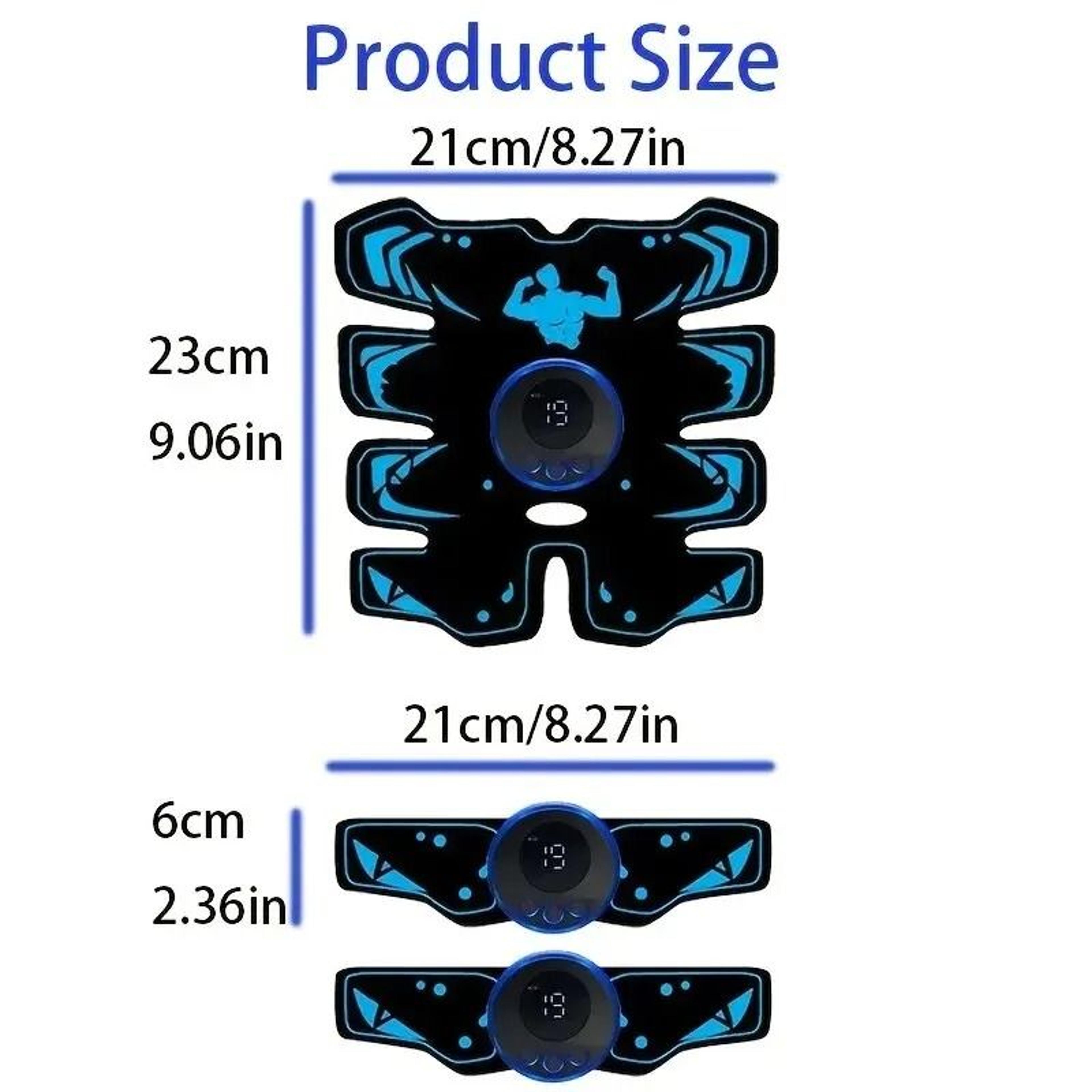 USB Rechargeable EMS Muscle Stimulator ABS Arm 3 In 1 Trainer Wireless Fitness Body Slimming Device 5