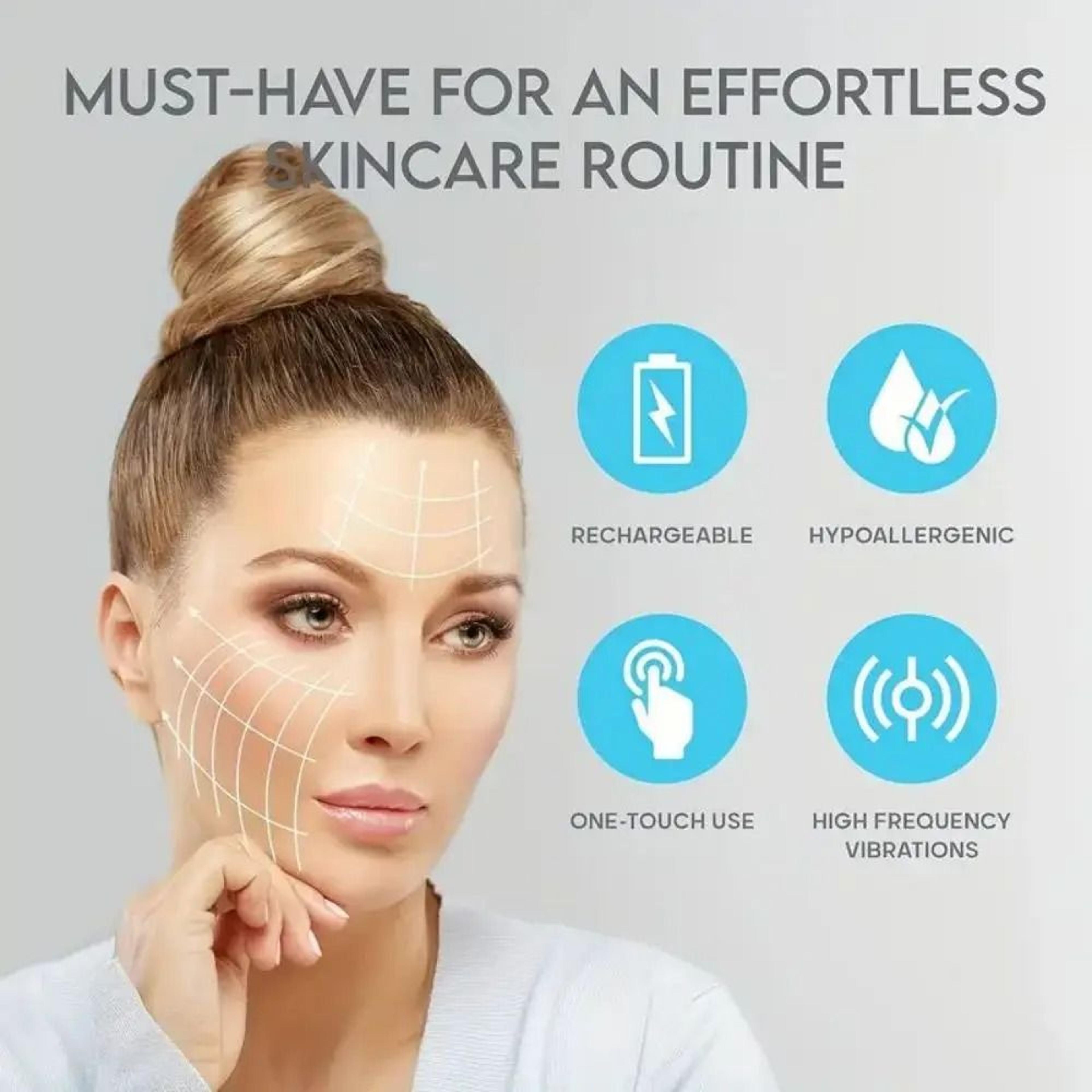 Ultrasonic Skin Scraper Pore Cleaning Facial Deep Cleaning Machine 3