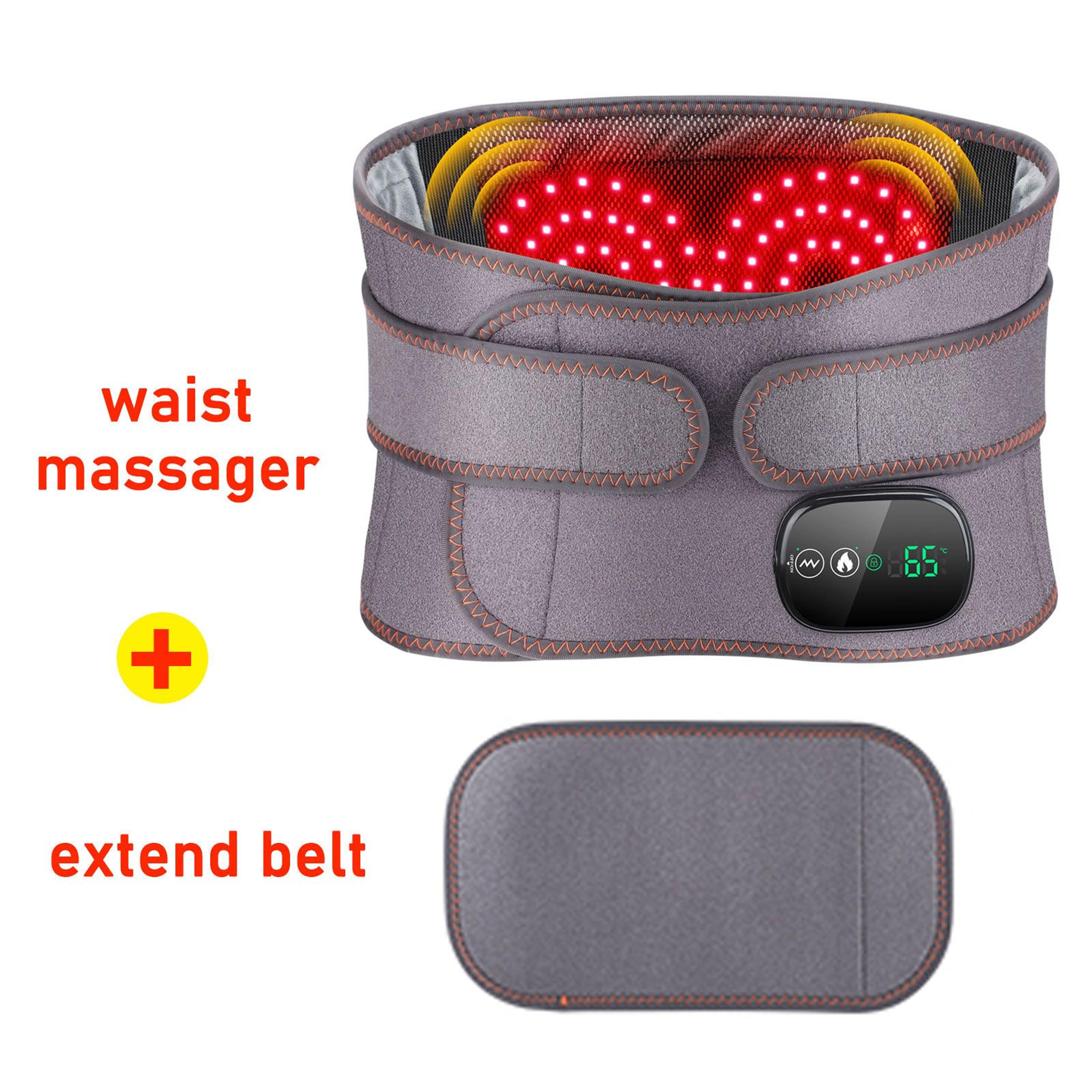 Electric Heating Waist Massager Belt  Vibration  Hot Compress Support With 3Level Adjustment 10