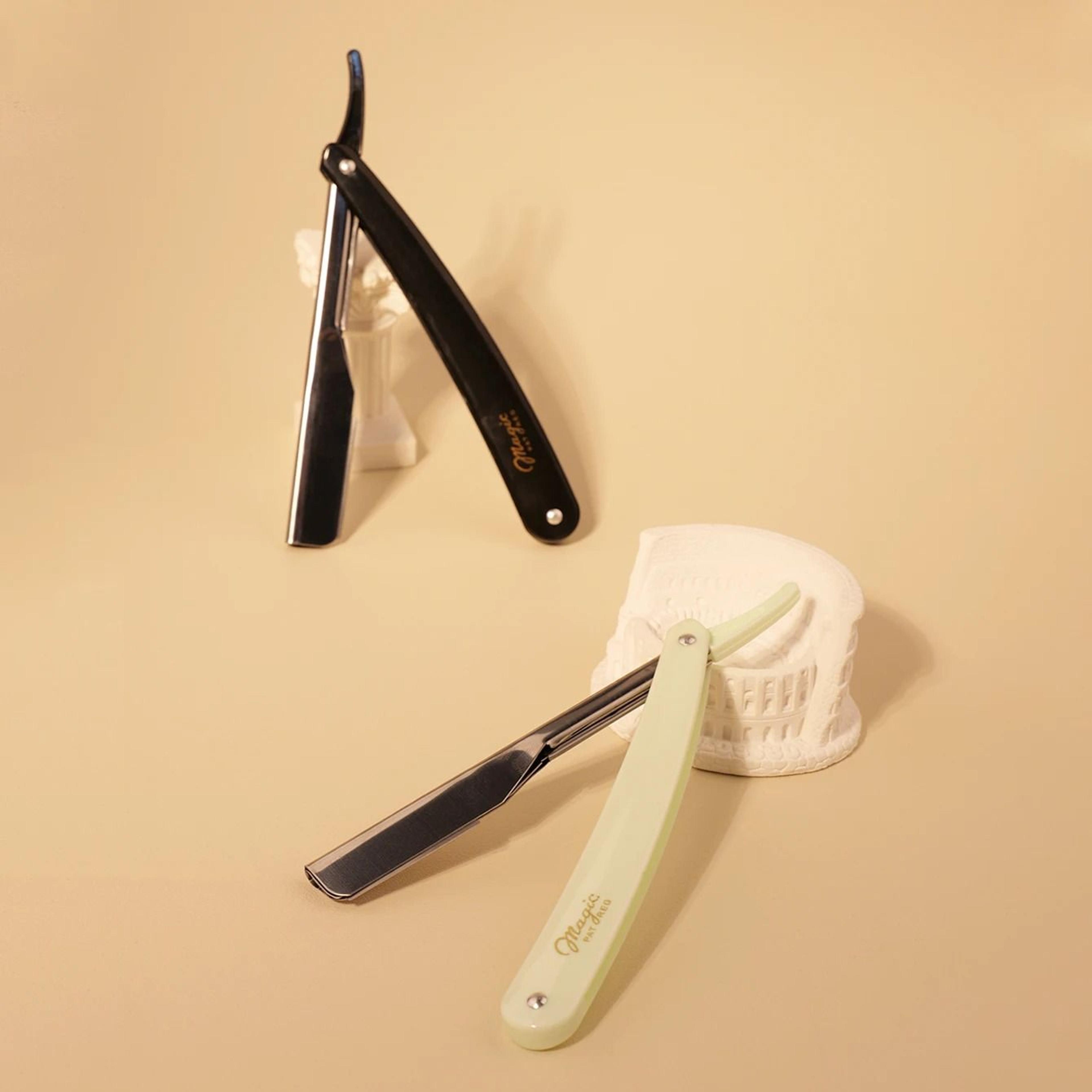 Straight Edge Shaver Manual Folding Razor For Hair Wigs And Men 2