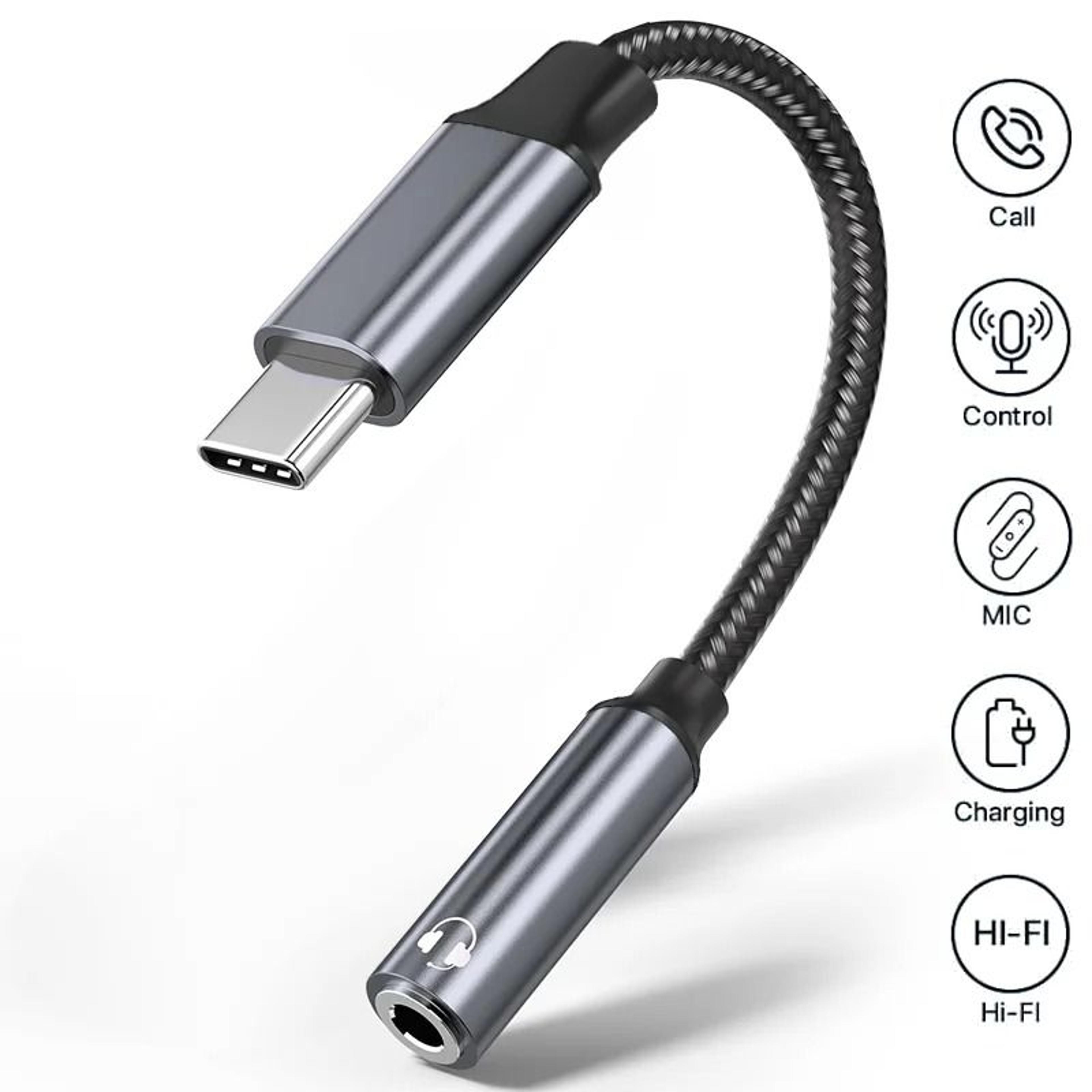 2 In 1 Type C To 35mm Audio Adapter PD 60W Fast Charging 6