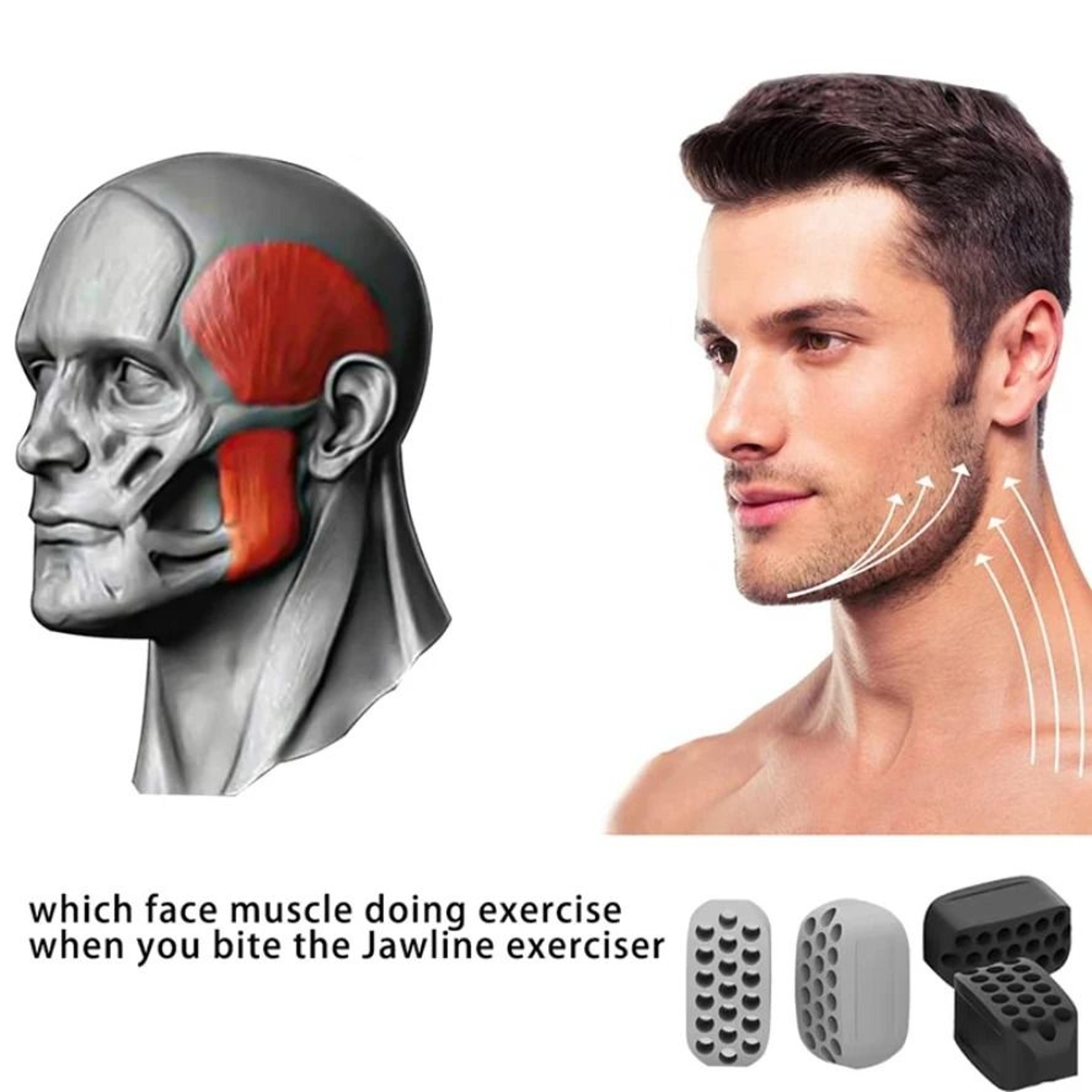 Silicone Jaw Exerciser Facial Toner Jawline Fitness Ball 4