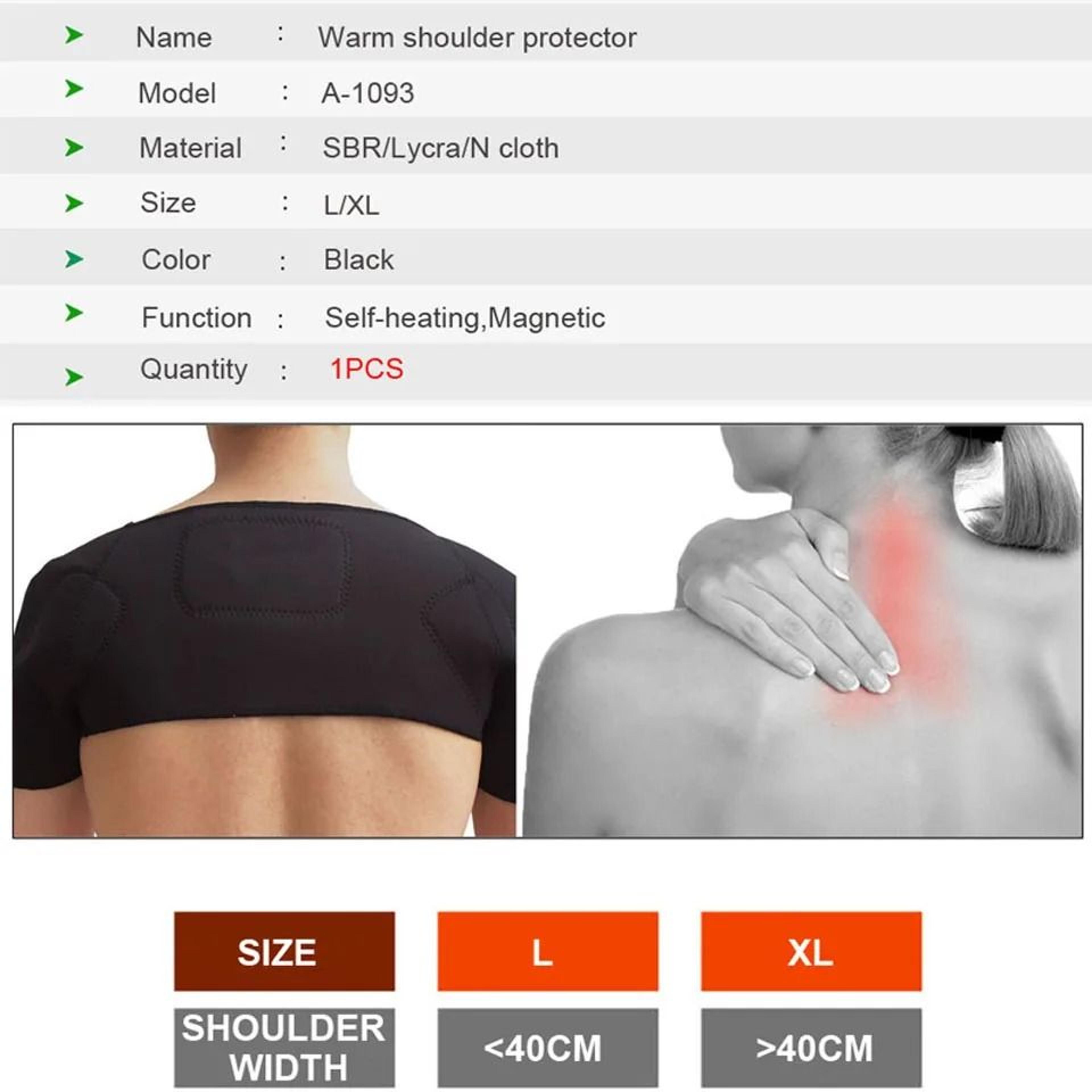 AOLIKES Self Heating Tourmaline Shoulder Magnetic Therapy Support Brace Belt 5