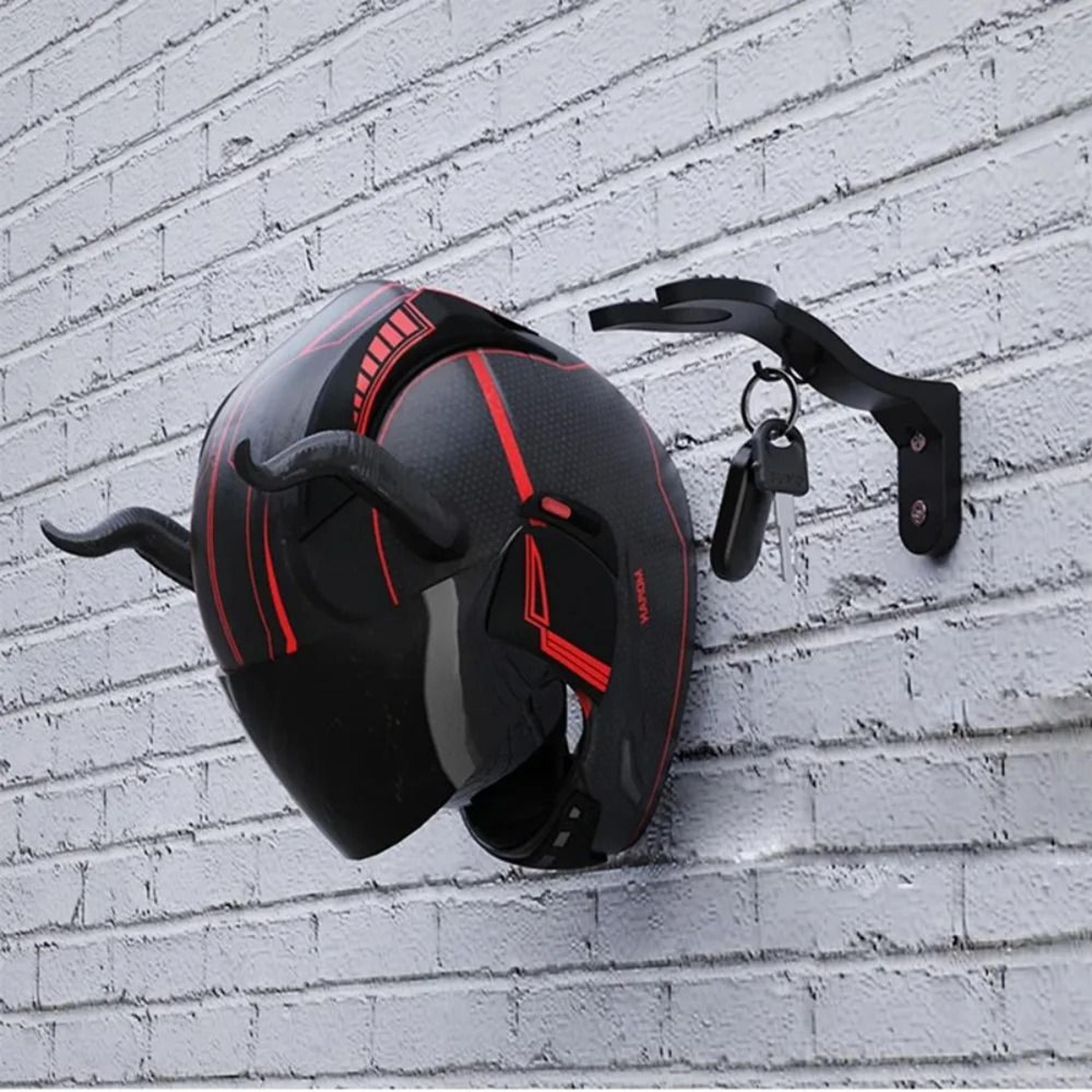 Motorcycle Helmet Hook Rack Multipurpose Wall Mount Hook Hanger For Home Coats Bags 0