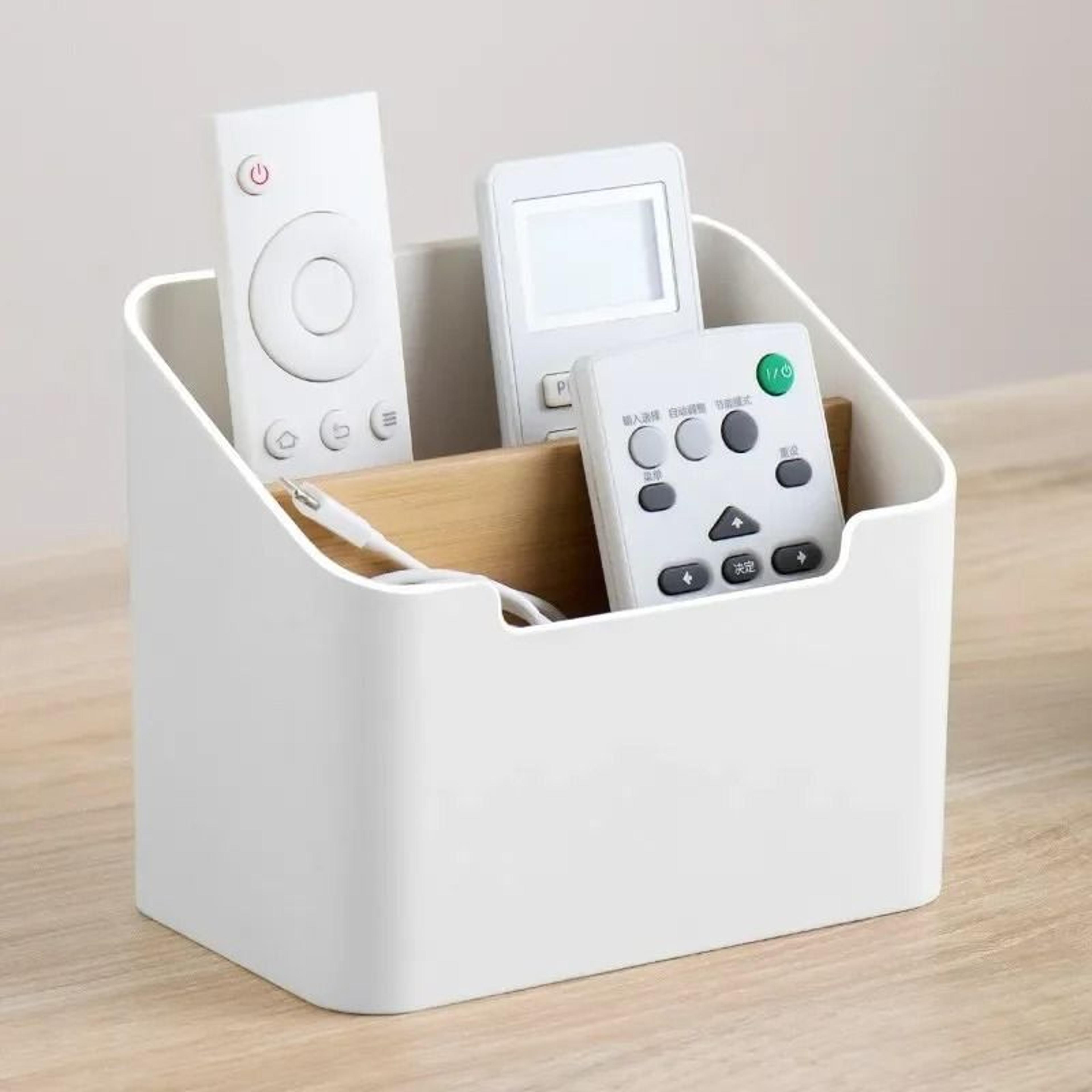 Multi Function Storage Box Remote Control Organizer Tissue Box Cosmetic Storage Box 7