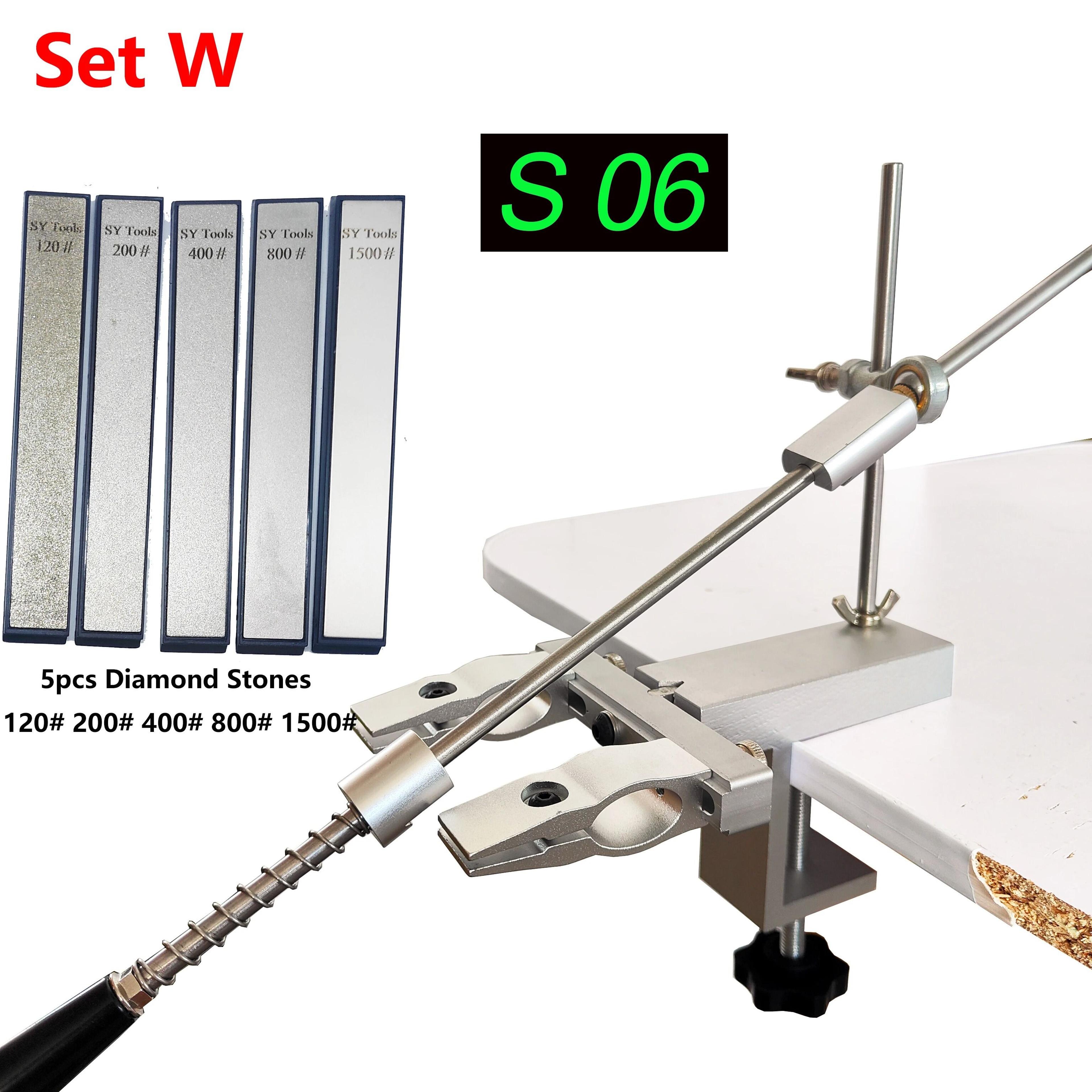 Professional Fixed Angle Knife Sharpener System With Diamond Stones Set 13