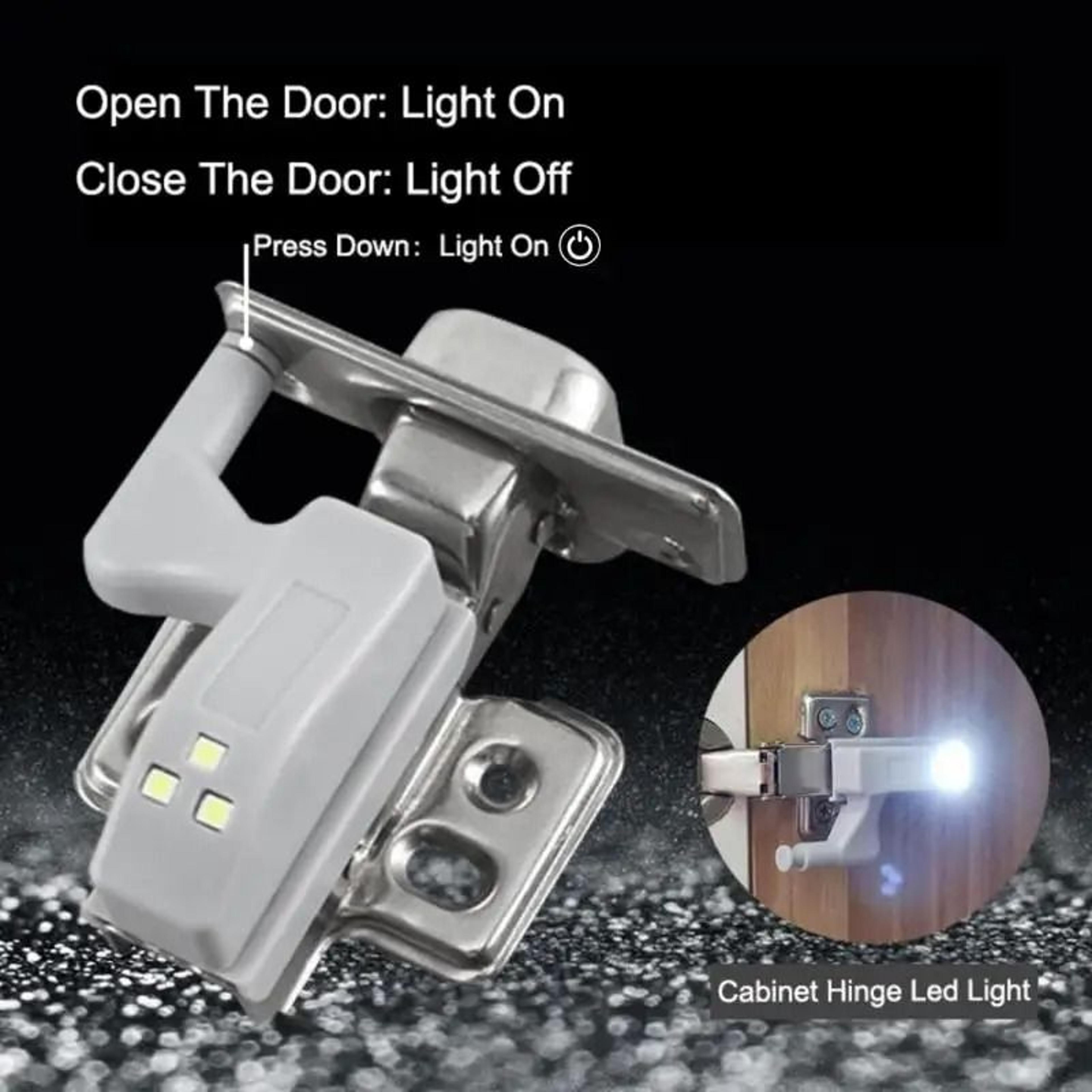 LED Inner Hinge Lamp Cabinet Under Door Sensor Light 3